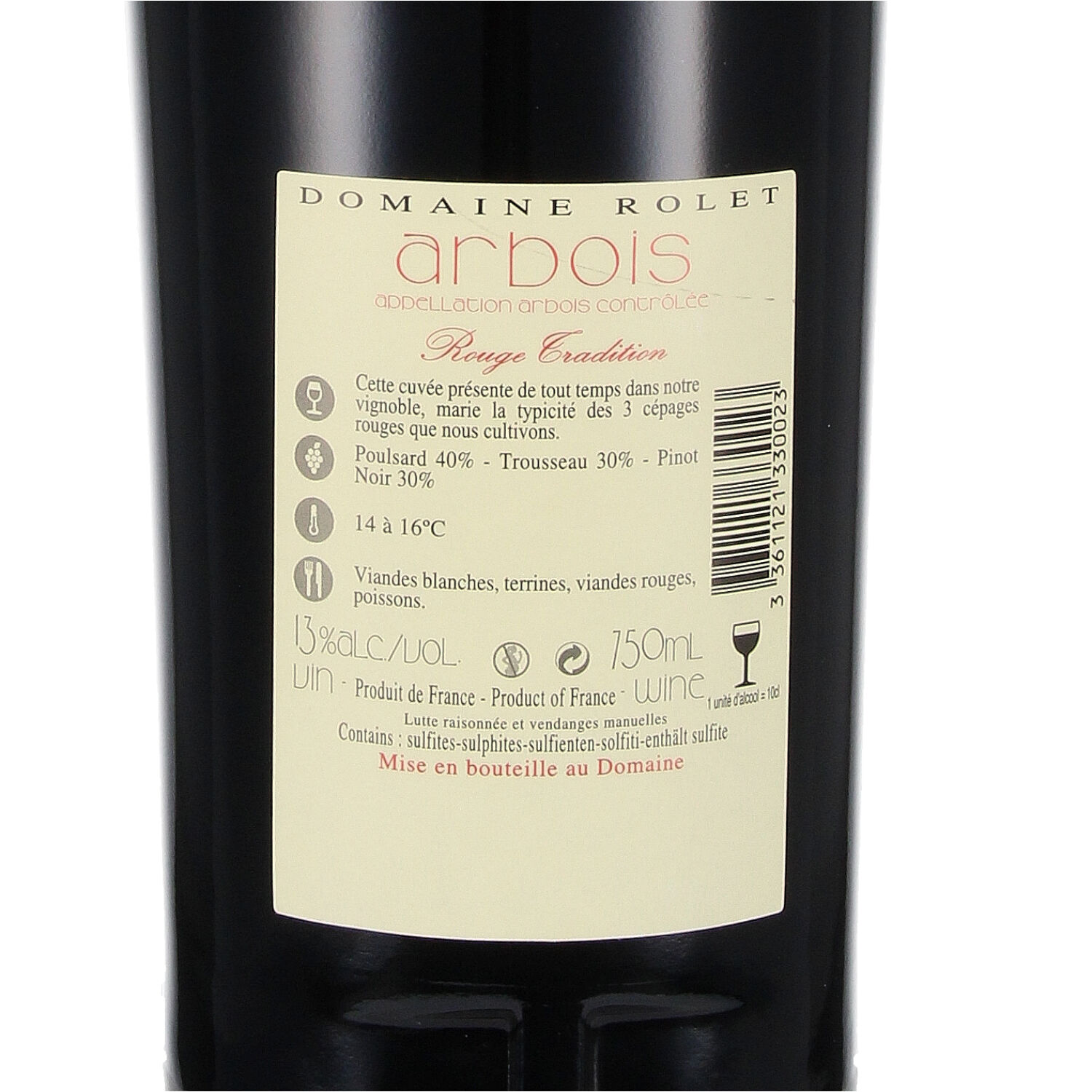 Arbois rouge AOC Tradition  2015