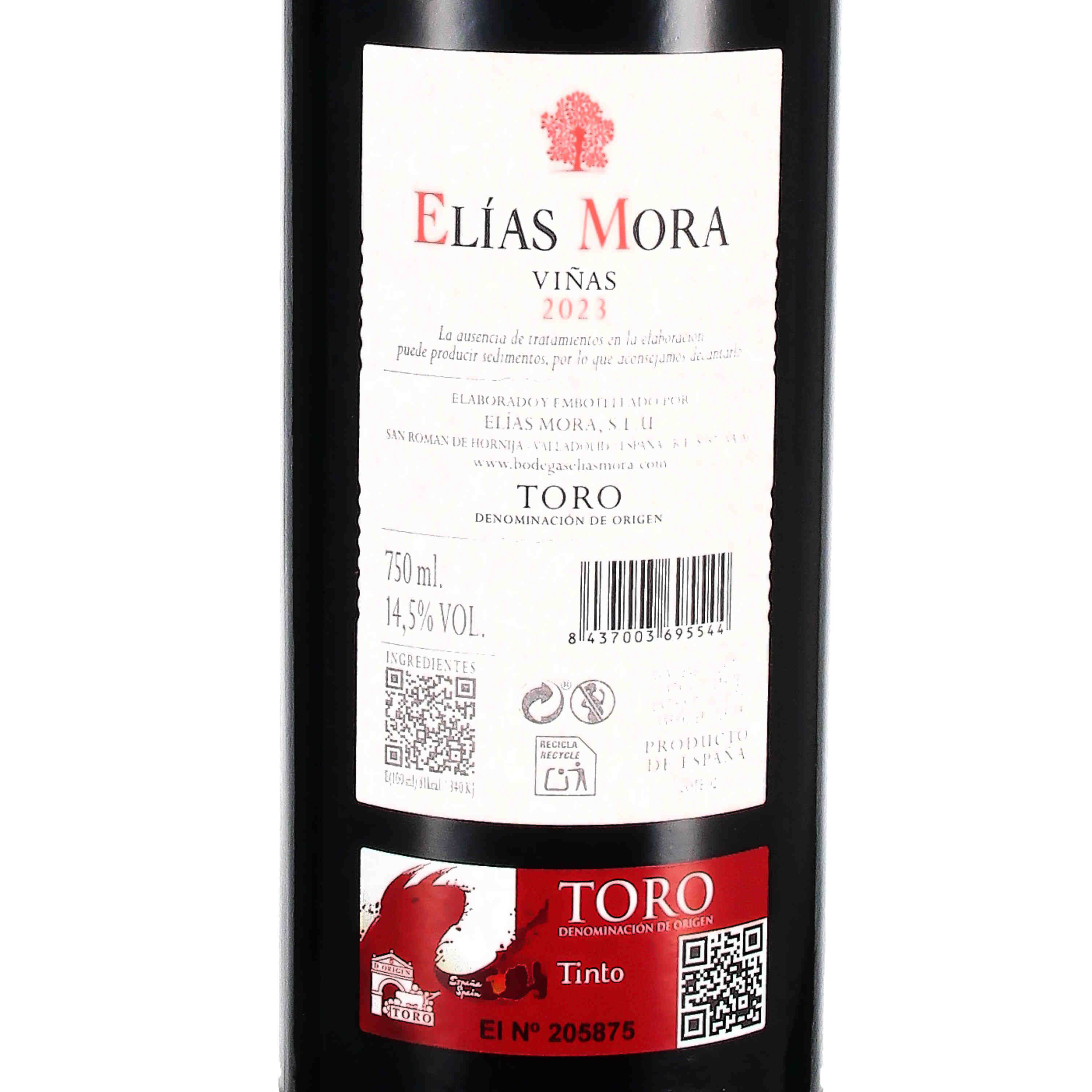 Elias Mora Tinto Roble 2023 Toro D. O.