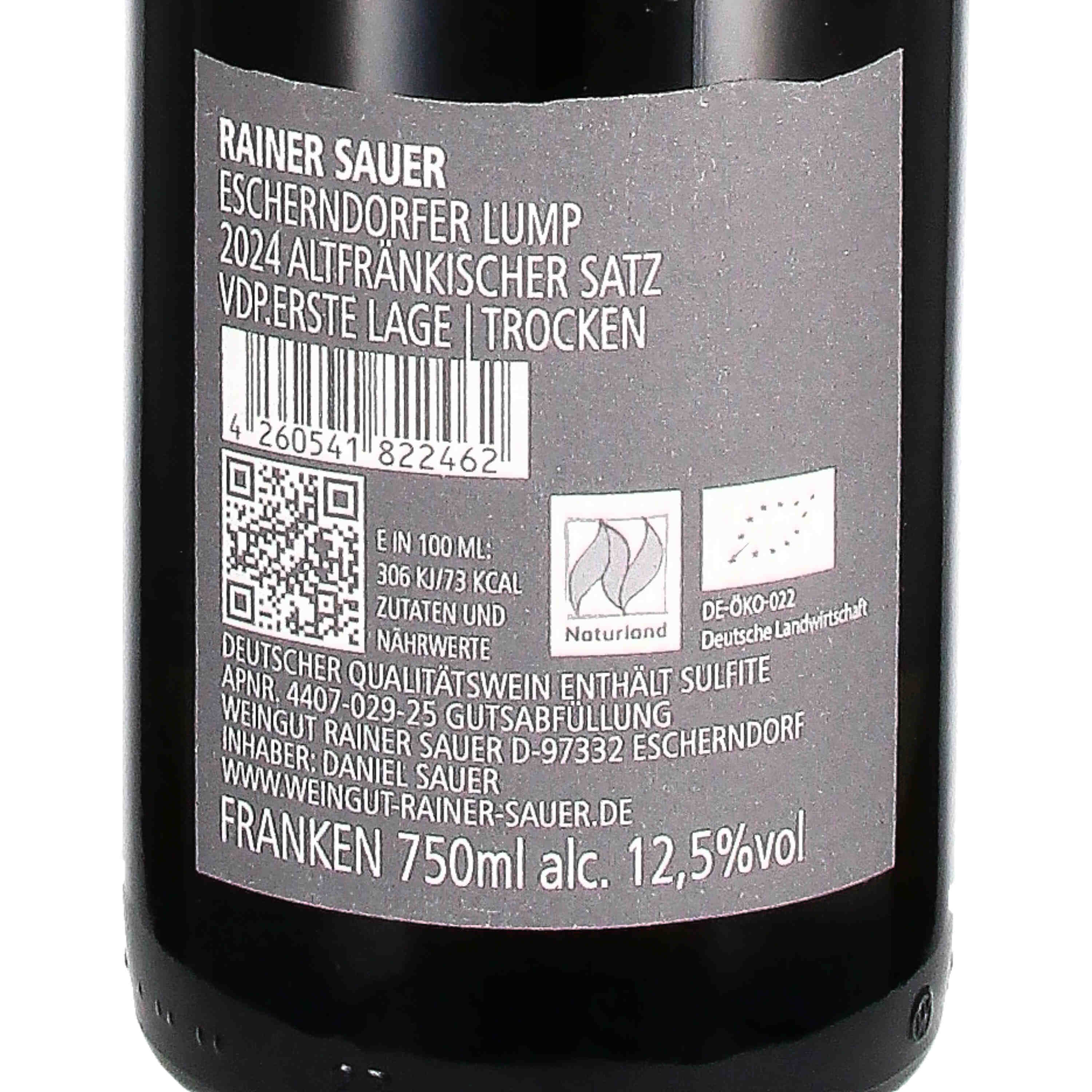 Altfränkischer Satz VDP.Erste Lage Escherndorfer Lump 2024 (bio), Qw