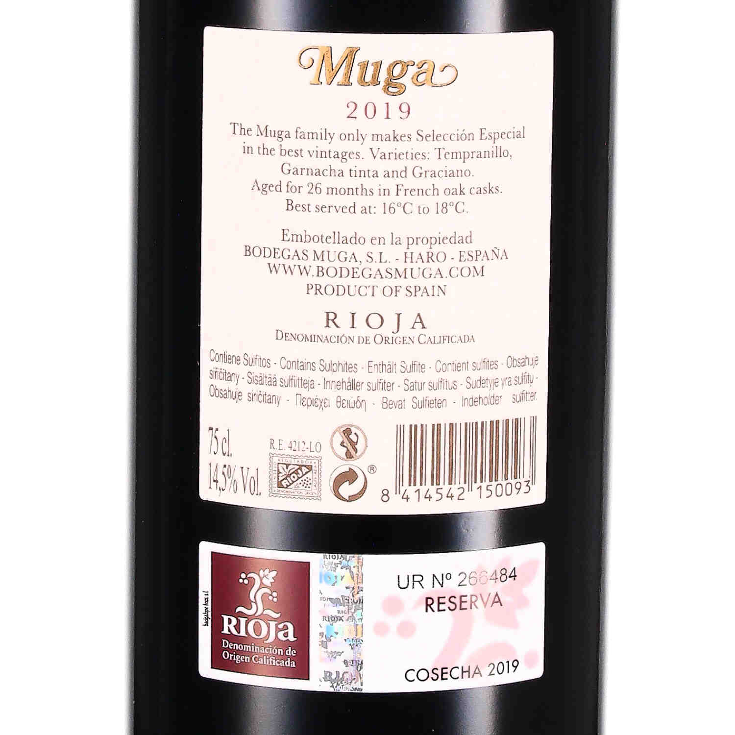 Muga Reserva Seleccion Especial 2019