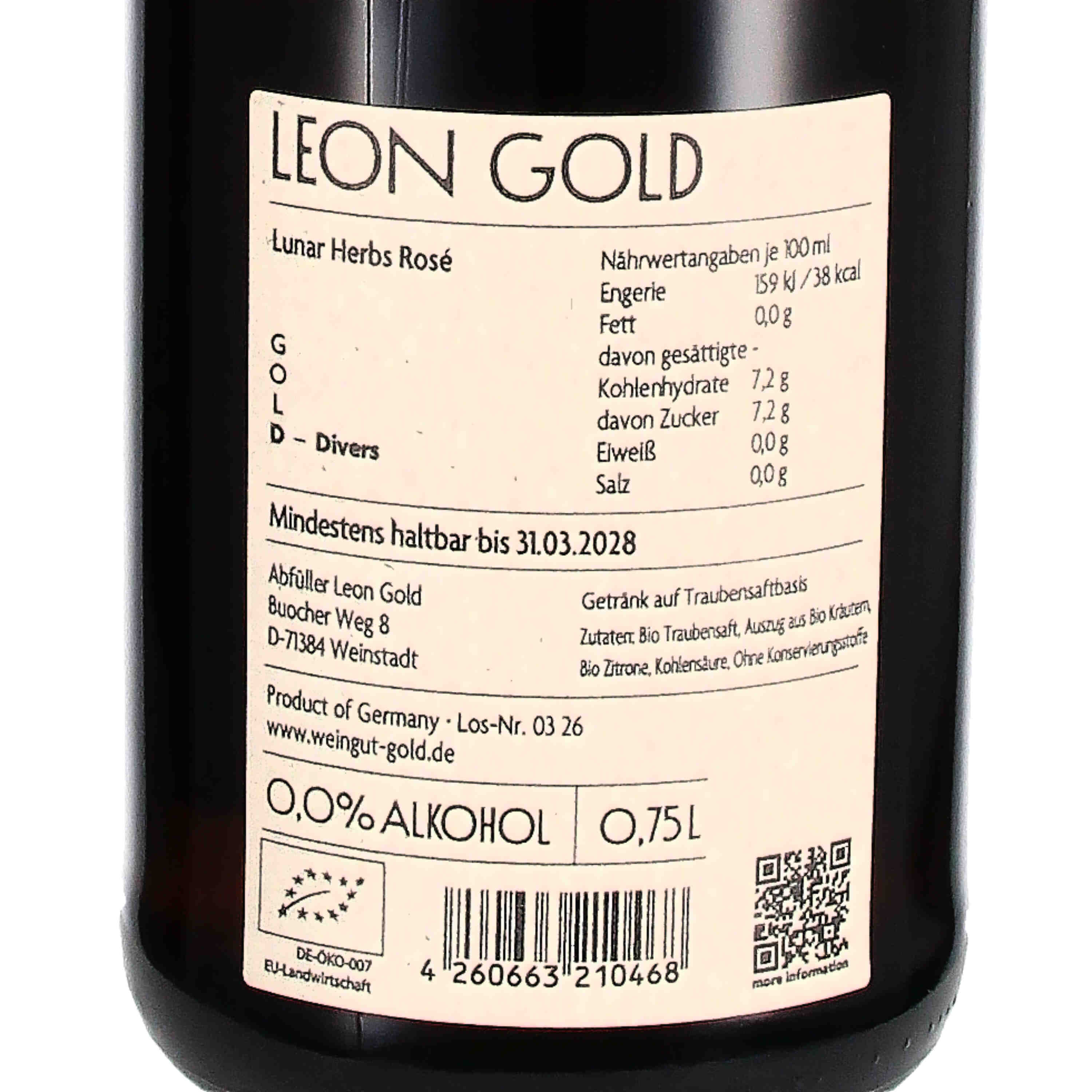 Lunar Herbs Rosé Alkoholfrei