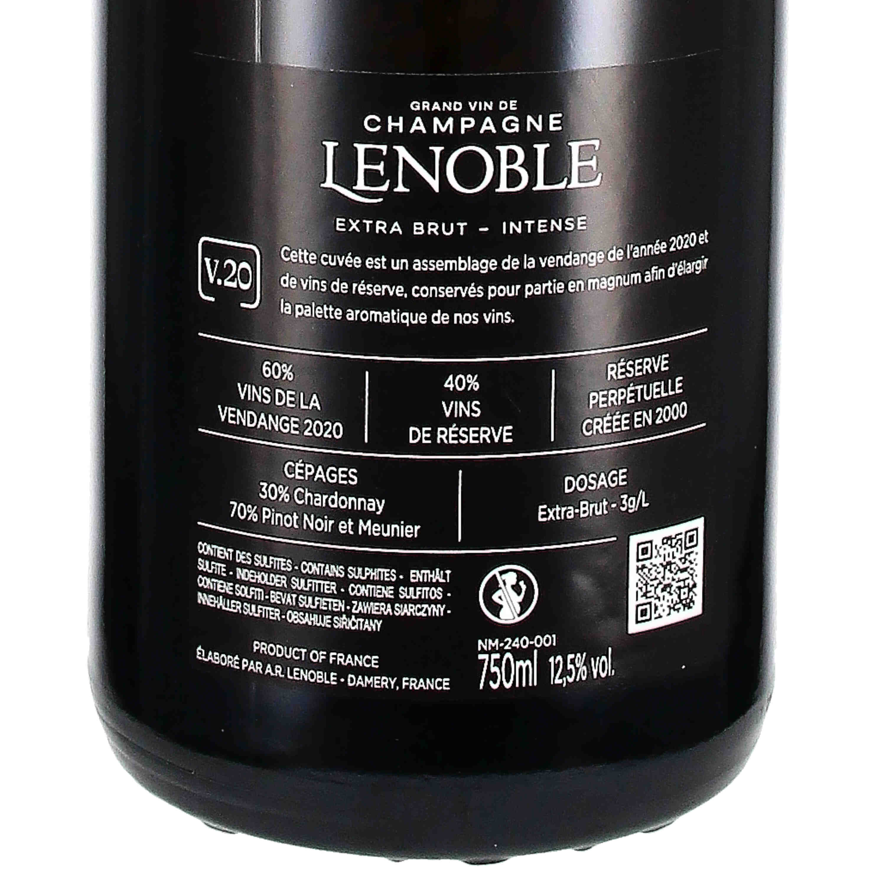 CHAMPAGNE LENOBLE extra-brut V.20