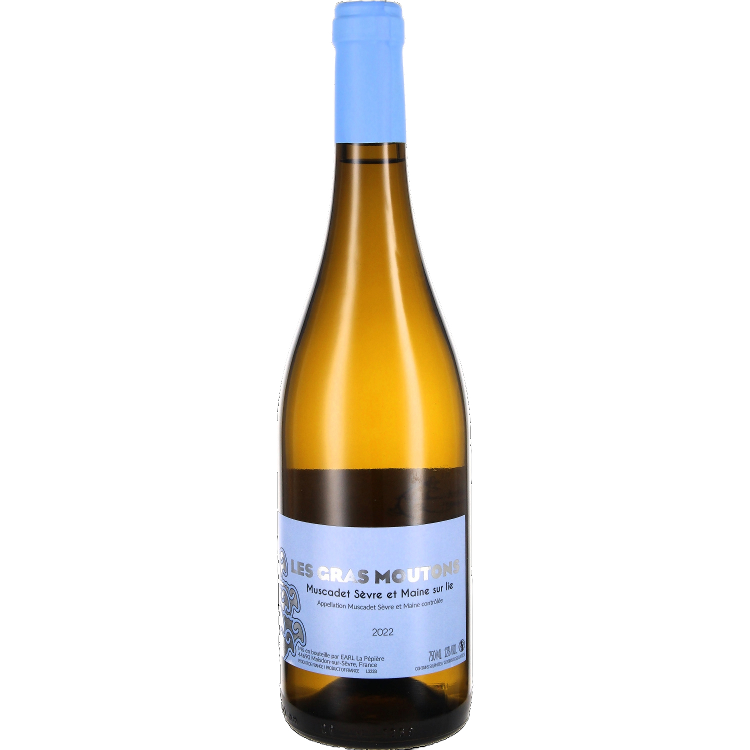 Muscadet Sèvre et Maine AOC sur lie Les Gras Moutons 2022