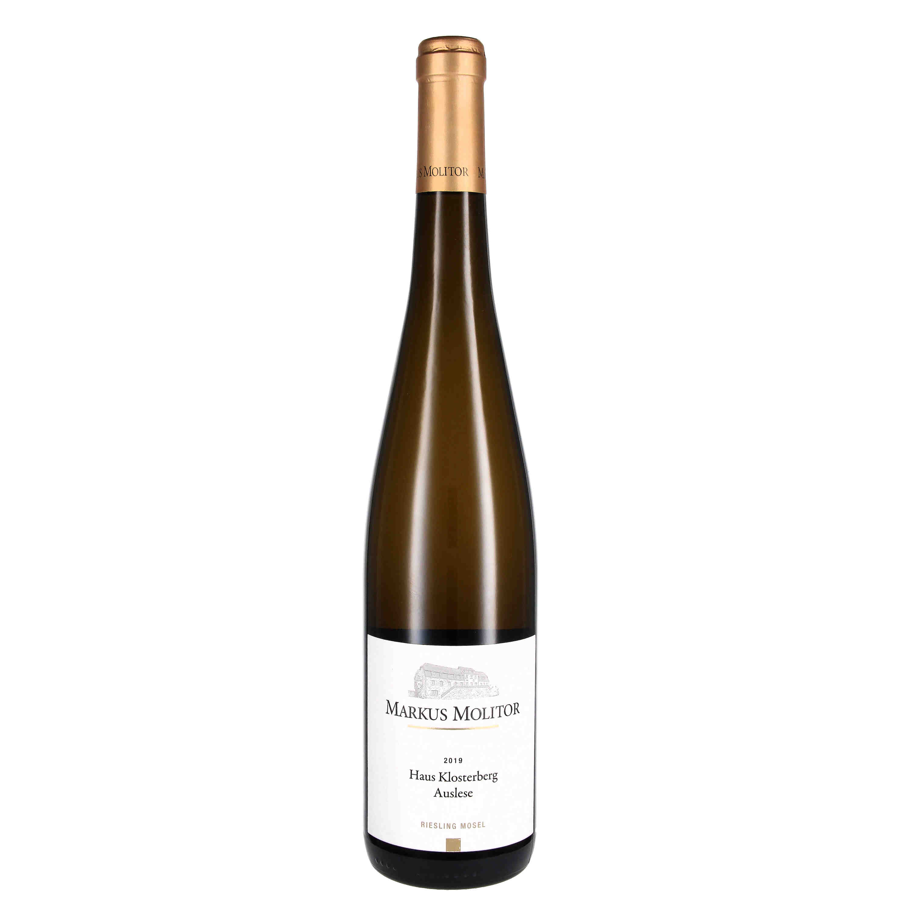 Riesling Auslese Haus Klosterberg 2019 Goldkapsel fruchtsüß