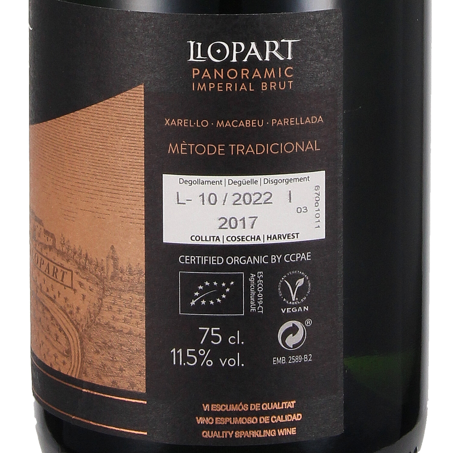 Corpinnat Imperial brut Panoramic 2017 (bio)