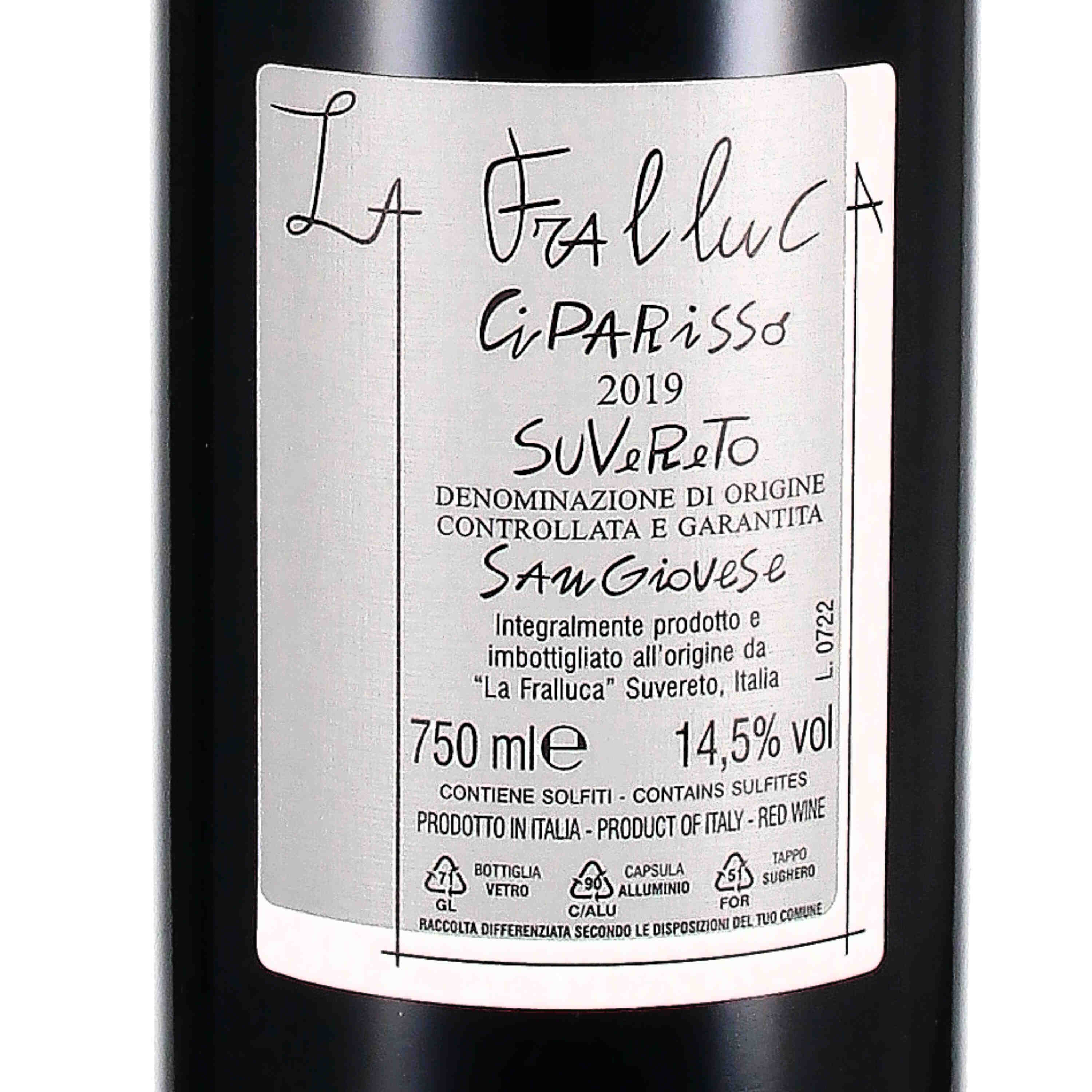 Fralluca Sangiovese Suvereto DOCG "Ciparisso" 2019