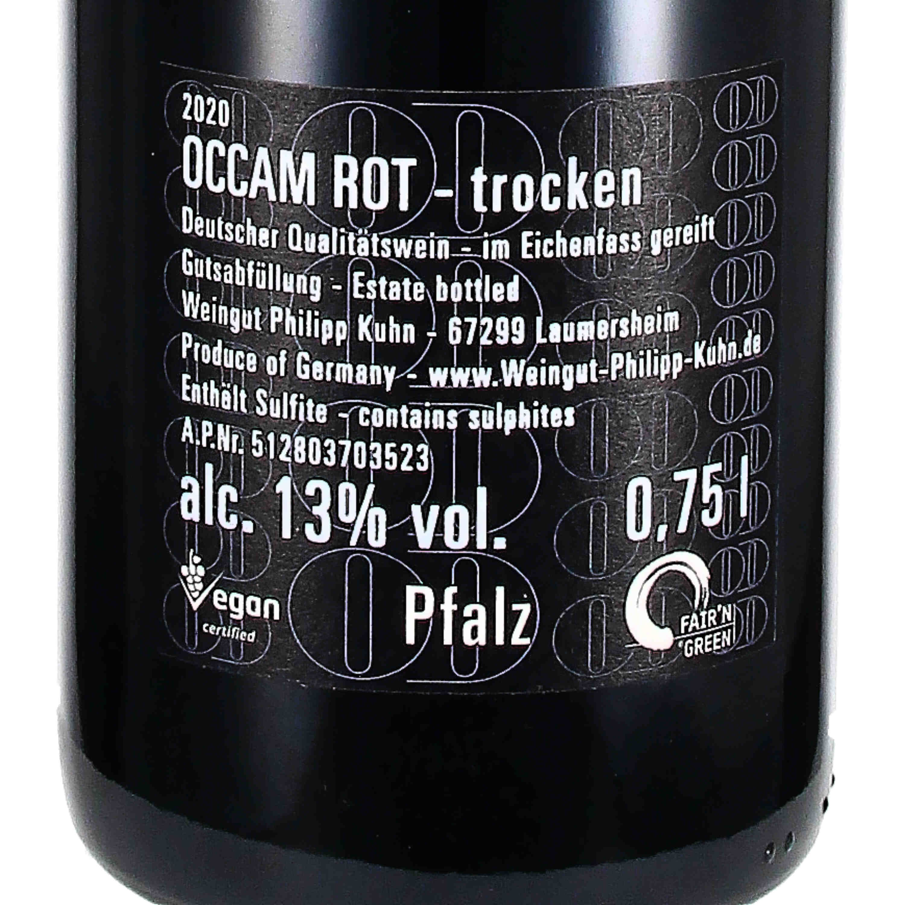 OCCAM DELI Rotwein Cuvée trocken 2020