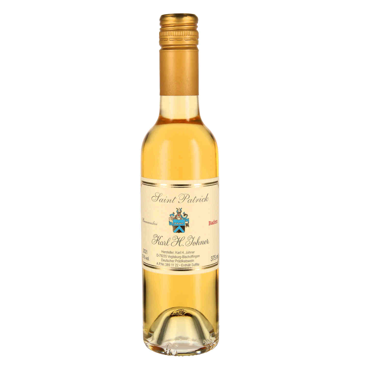 Beerenauslese Saint Patrick 2021 - halbe Flasche