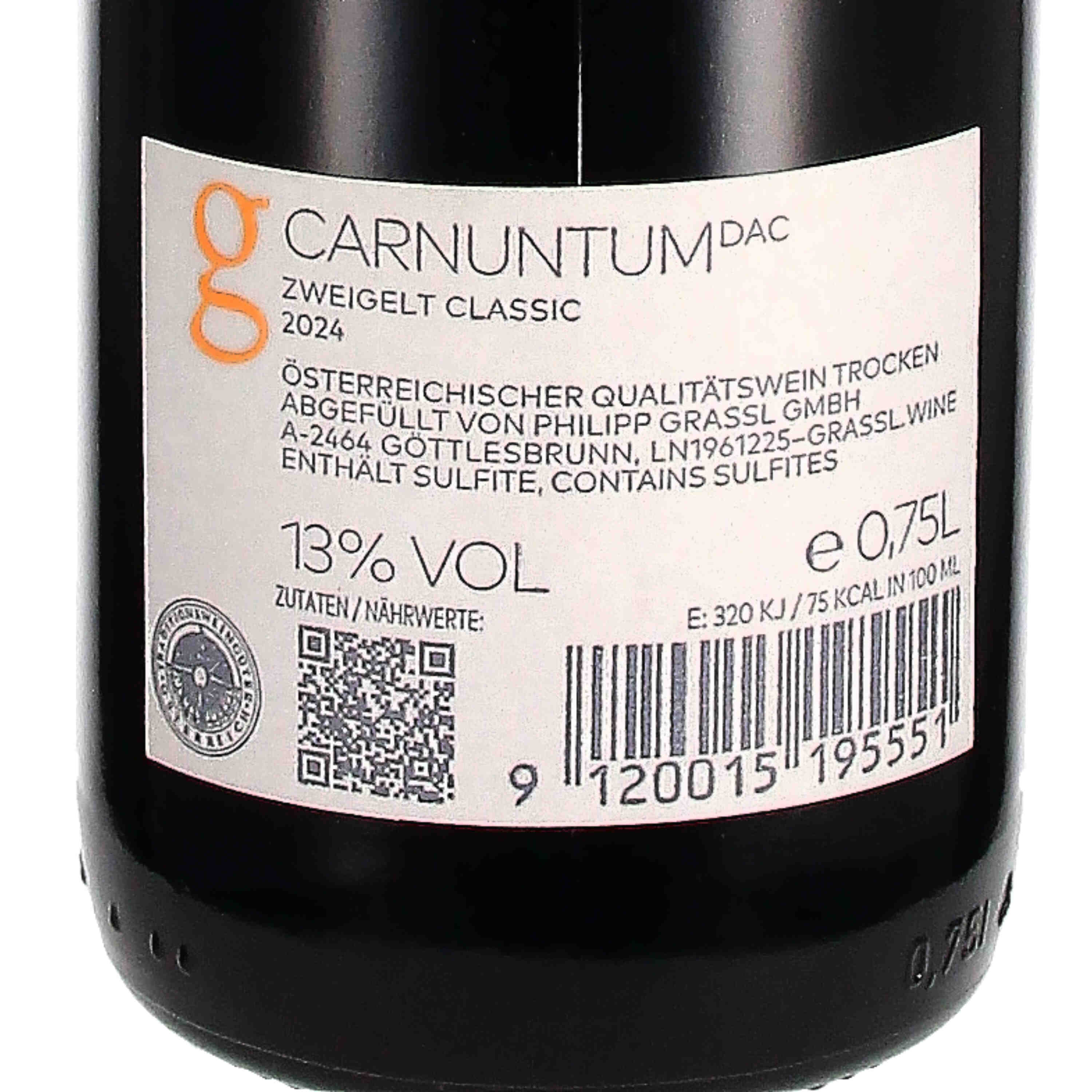 Zweigelt Classic Carnuntum DAC 2024
