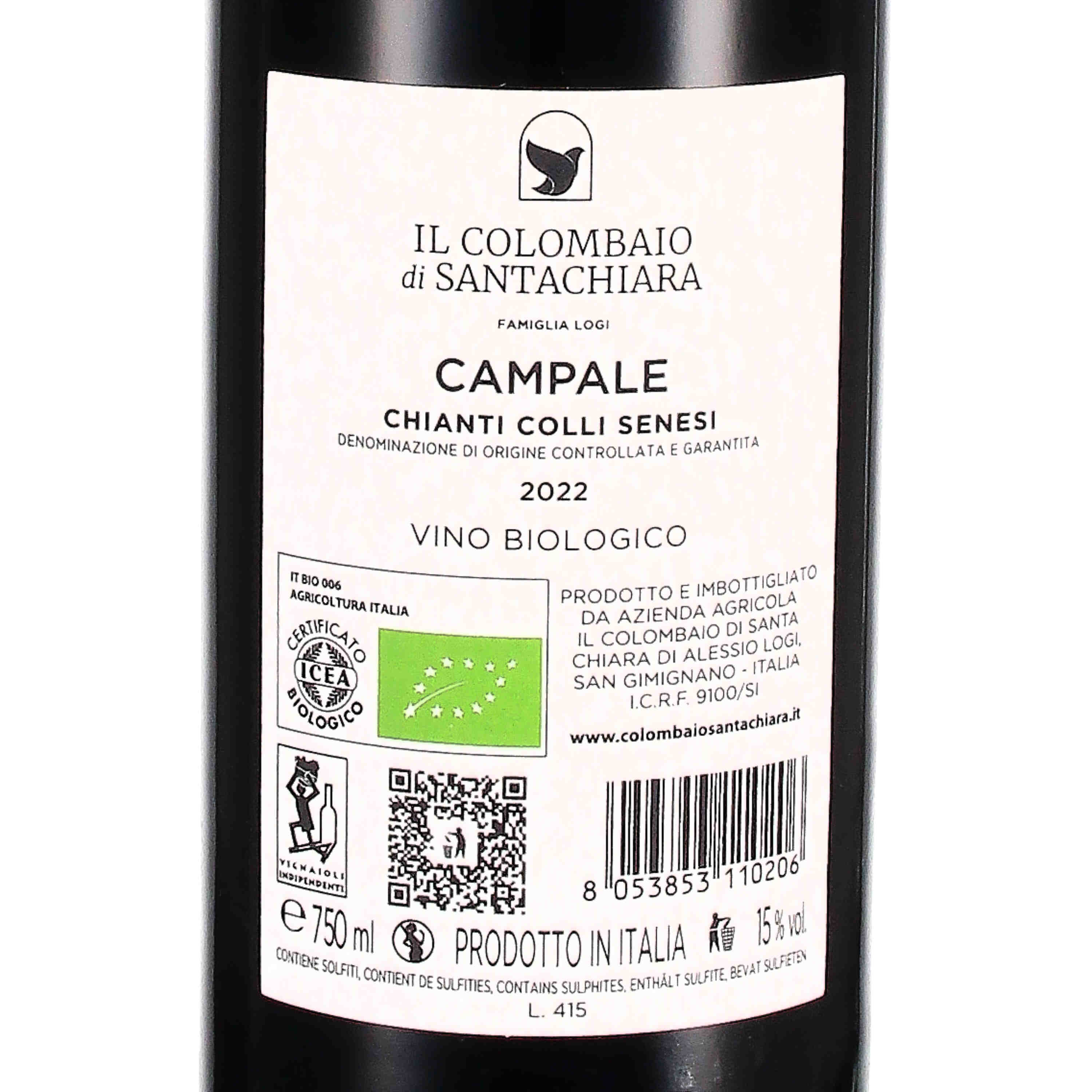 Chianti Colli Senesi DOCG "Campale" 2022 (bio)