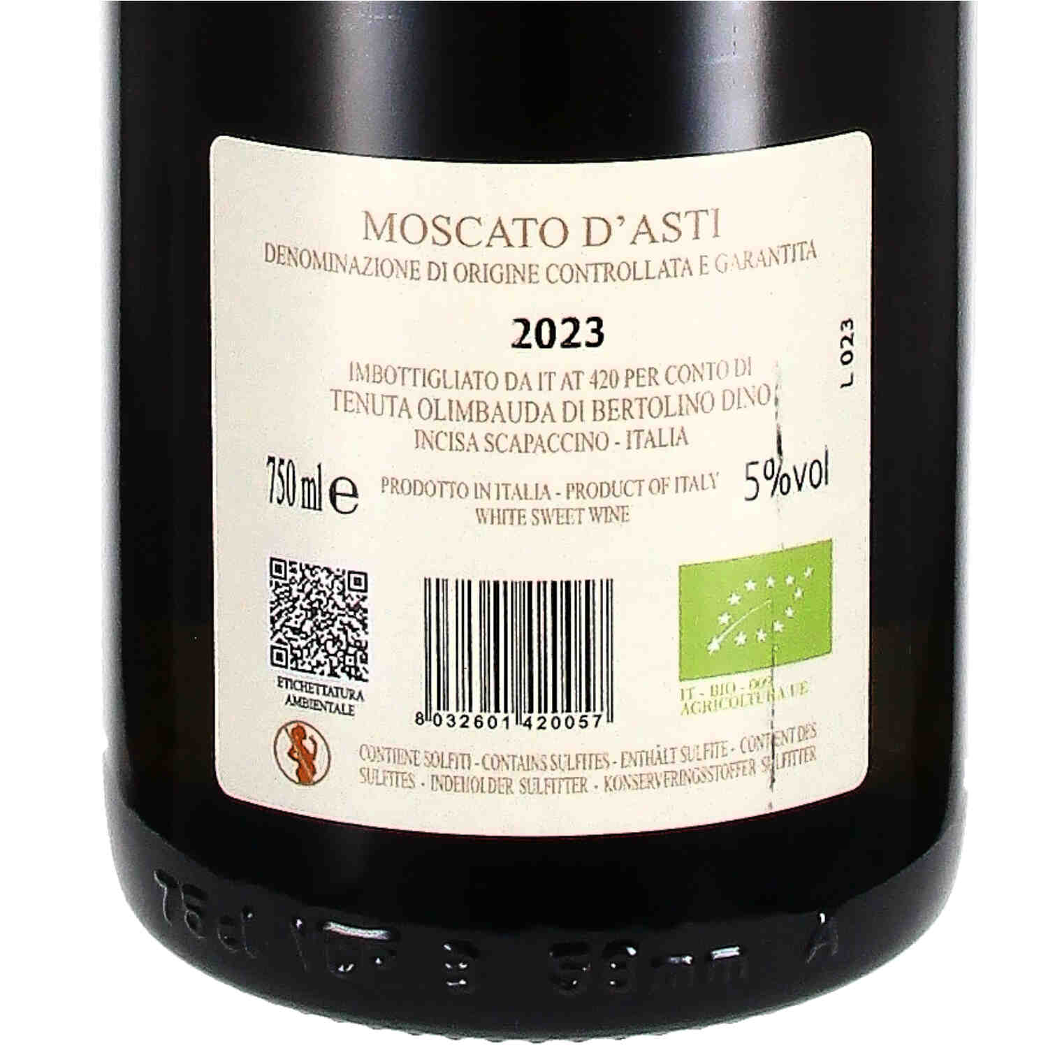 Moscato d'Asti "Centive"  DOCG 2023 (bio)
