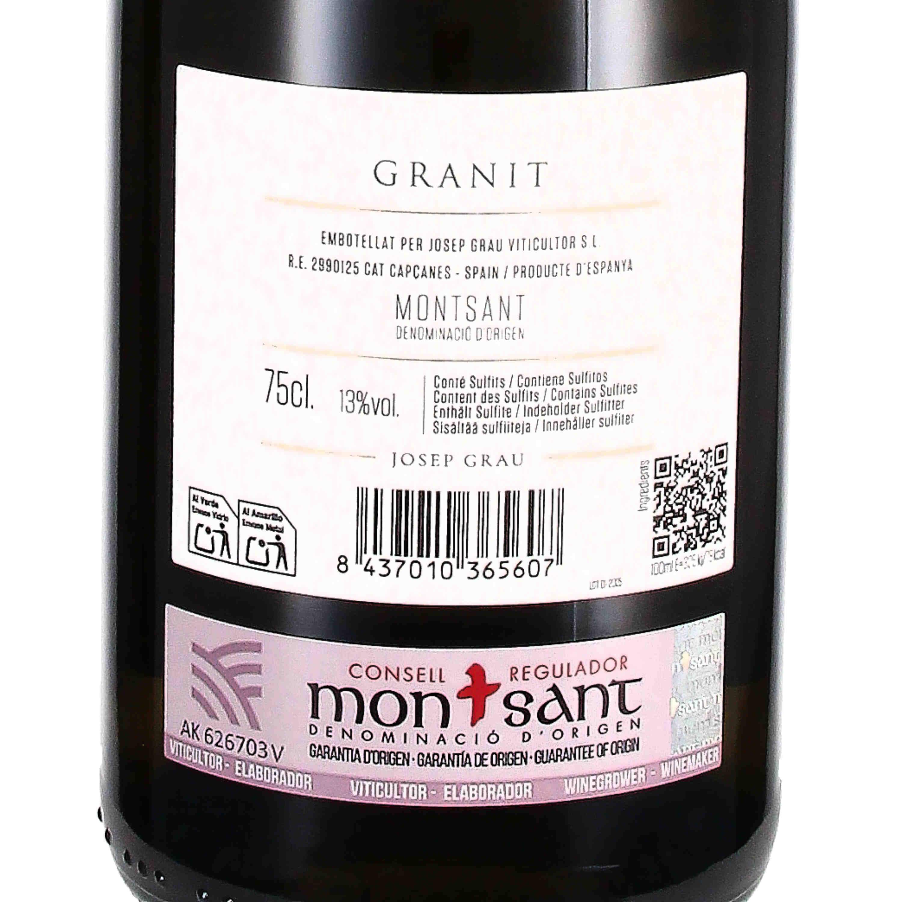 Garnacha Blanca D.O. Montsant Granit 2025