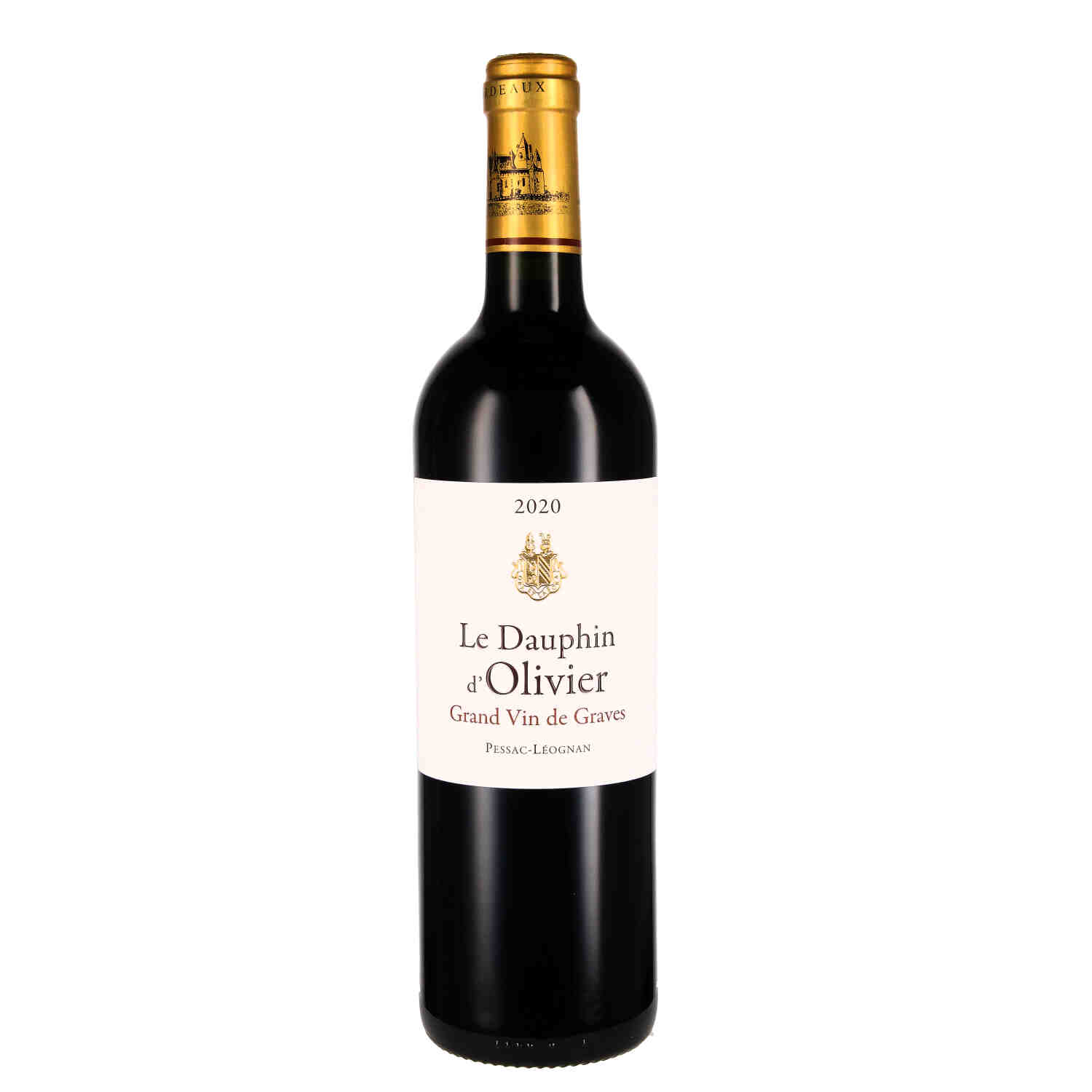 "Le Dauphin d'Olivier" Pessac-Léognan rouge AOC 2020 -  2nd wine of Château Oliv