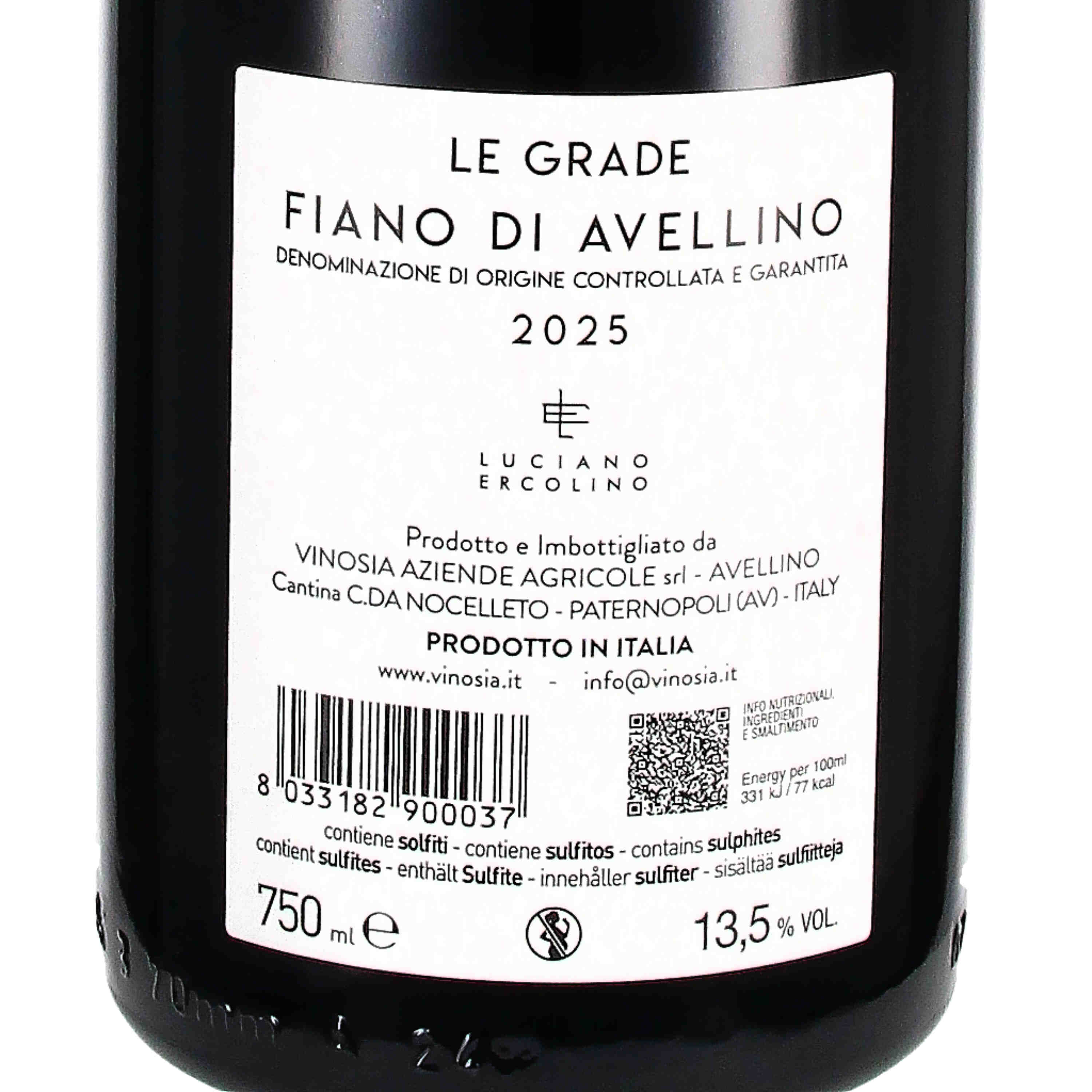Fiano di Avellino DOCG "Le Grade" 2025