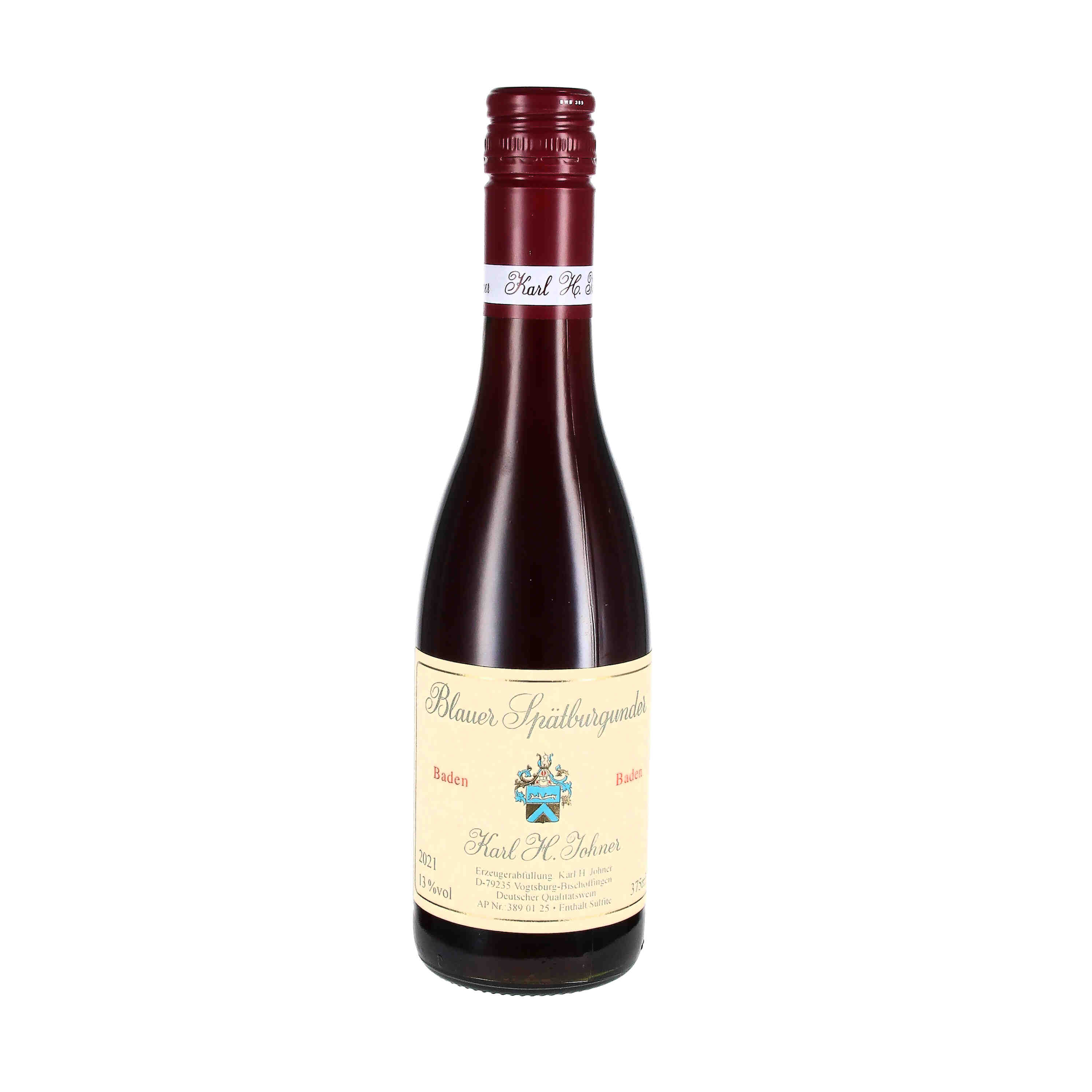 Blauer Spätburgunder 2021 - halbe Flasche
