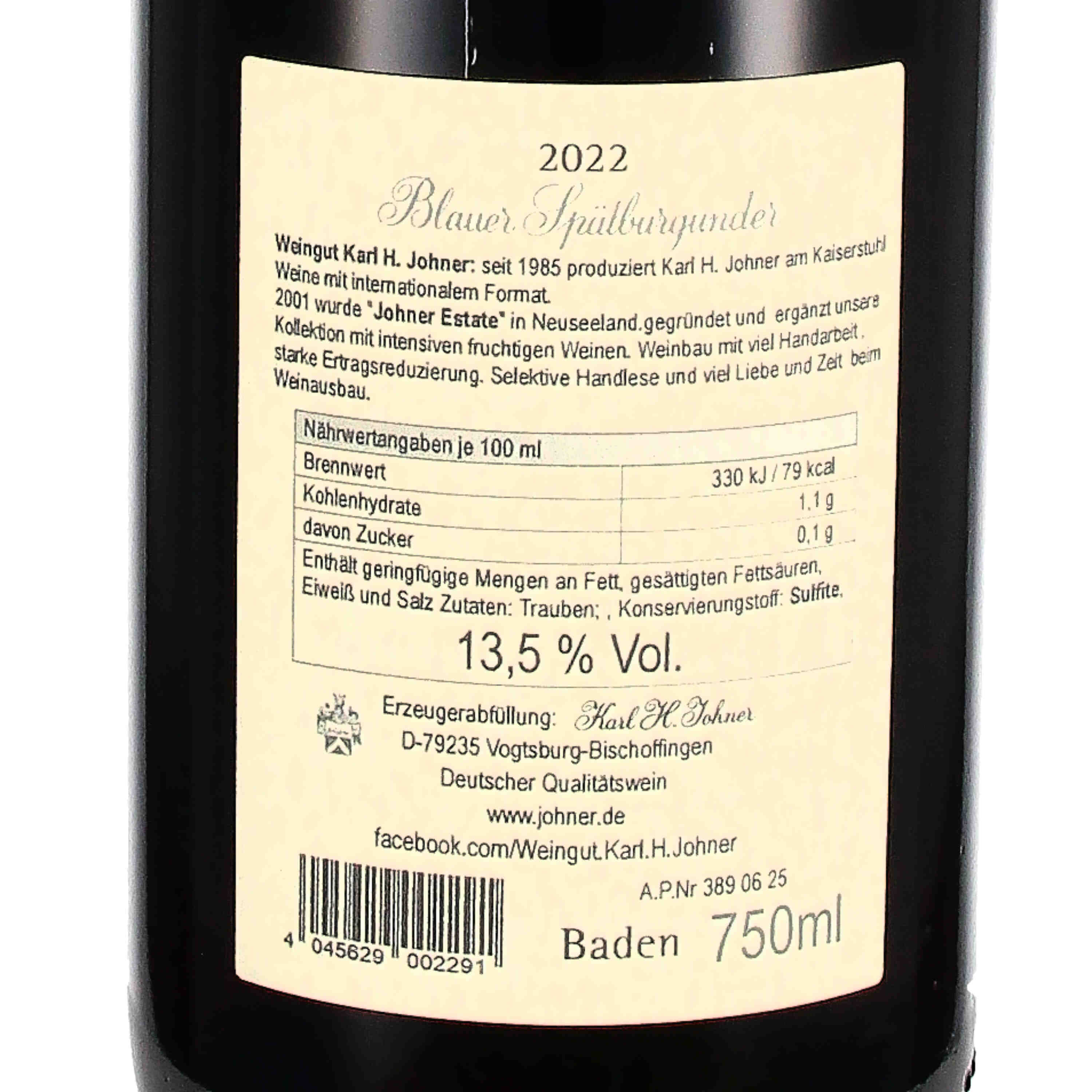 Blauer Spätburgunder 2022