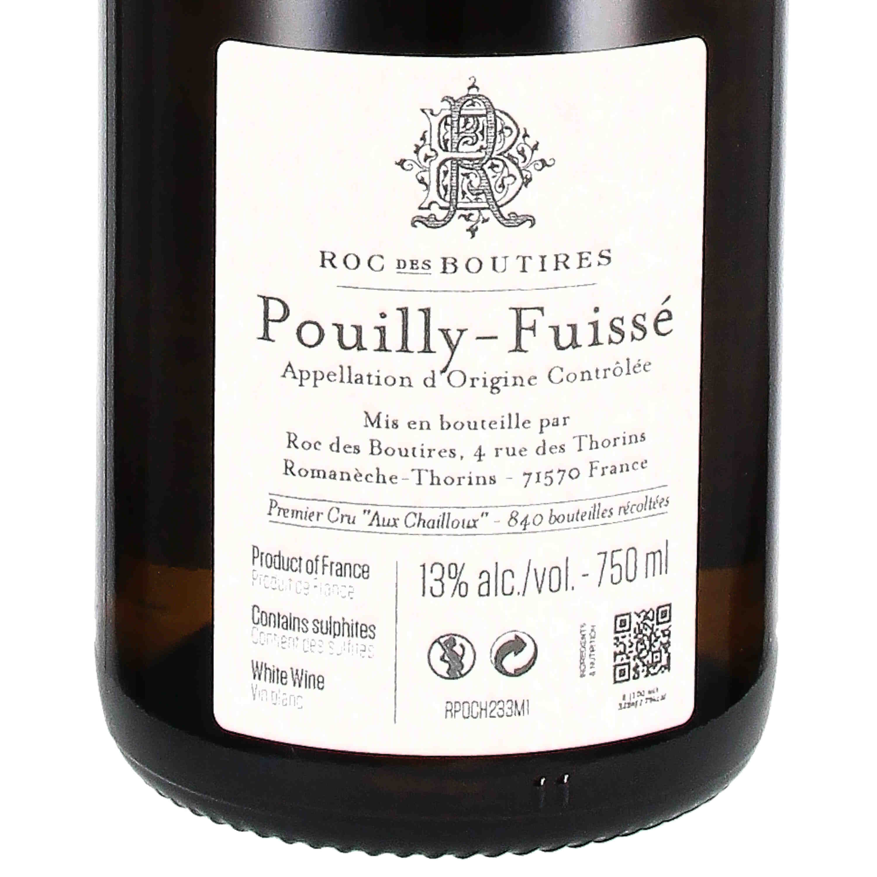 Pouilly-Fuissé AOC Premier Cru "Aux Chailloux" 2023