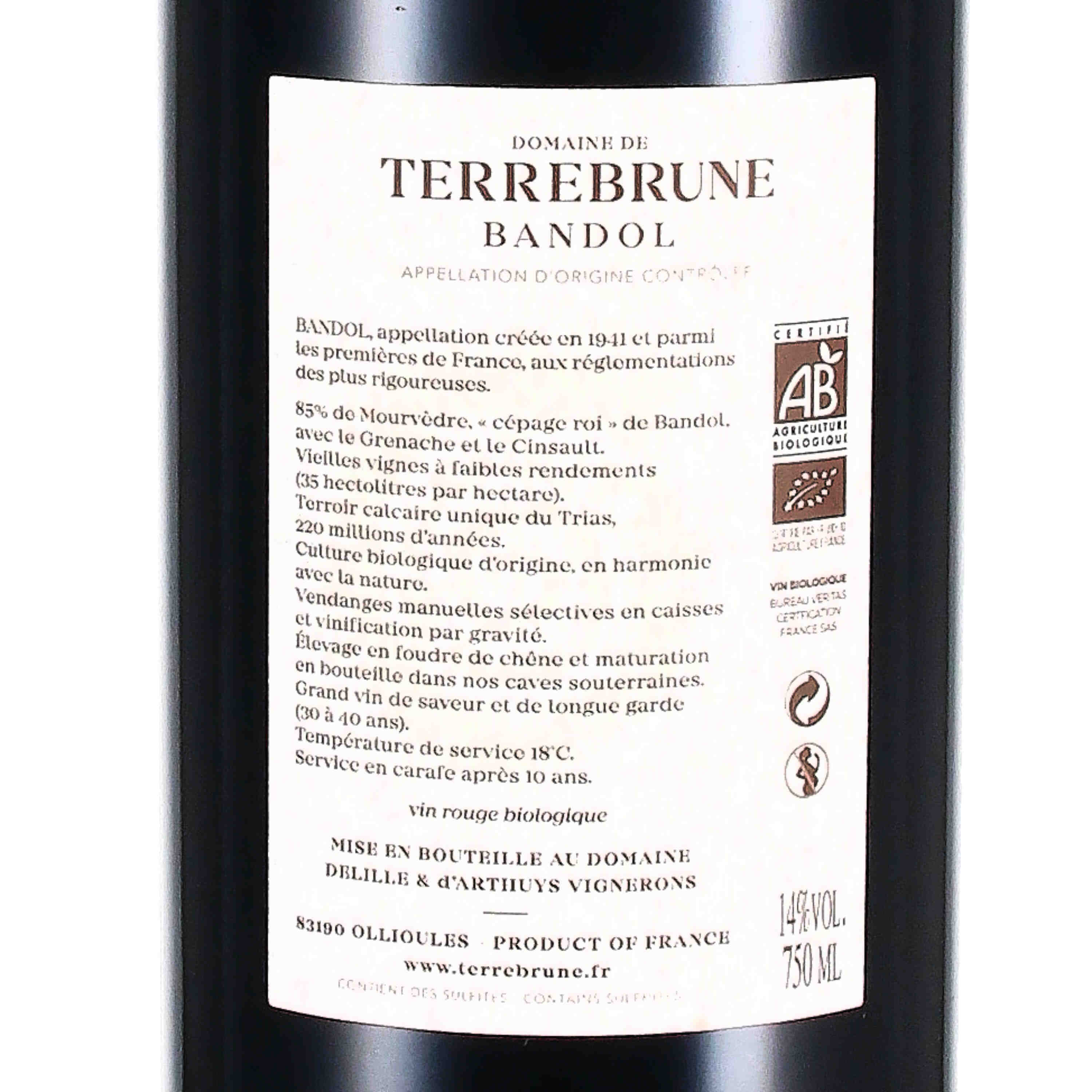 Bandol Rouge 2019 (bio)