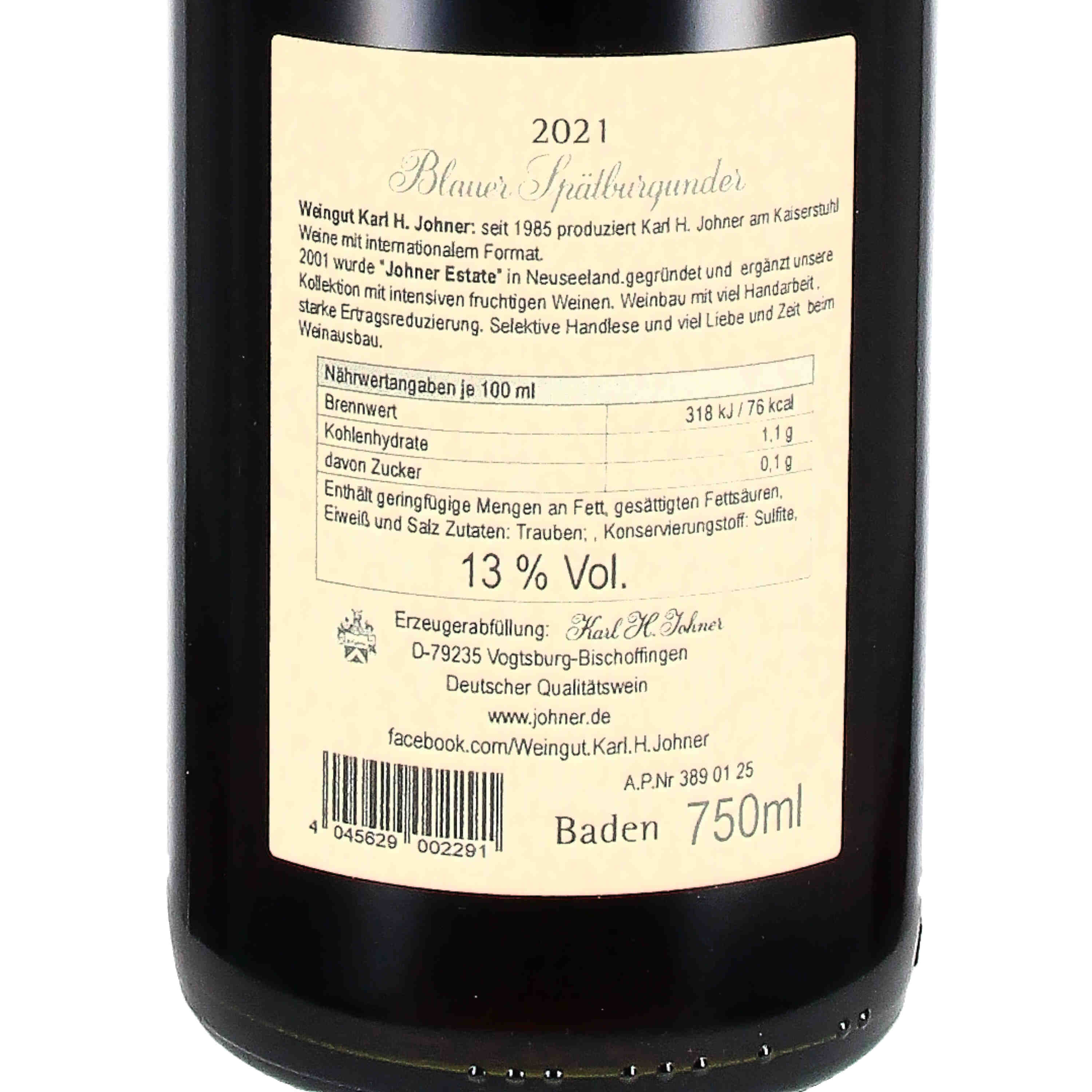 Blauer Spätburgunder 2021