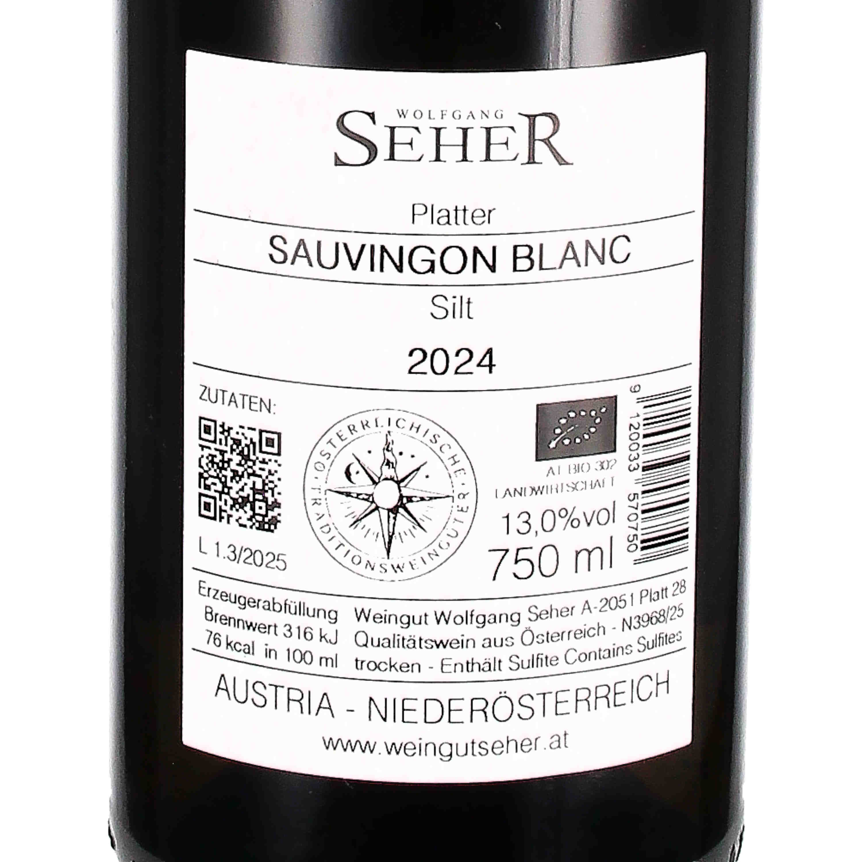 Sauvignon Blanc vom Silt 2024 (bio)
