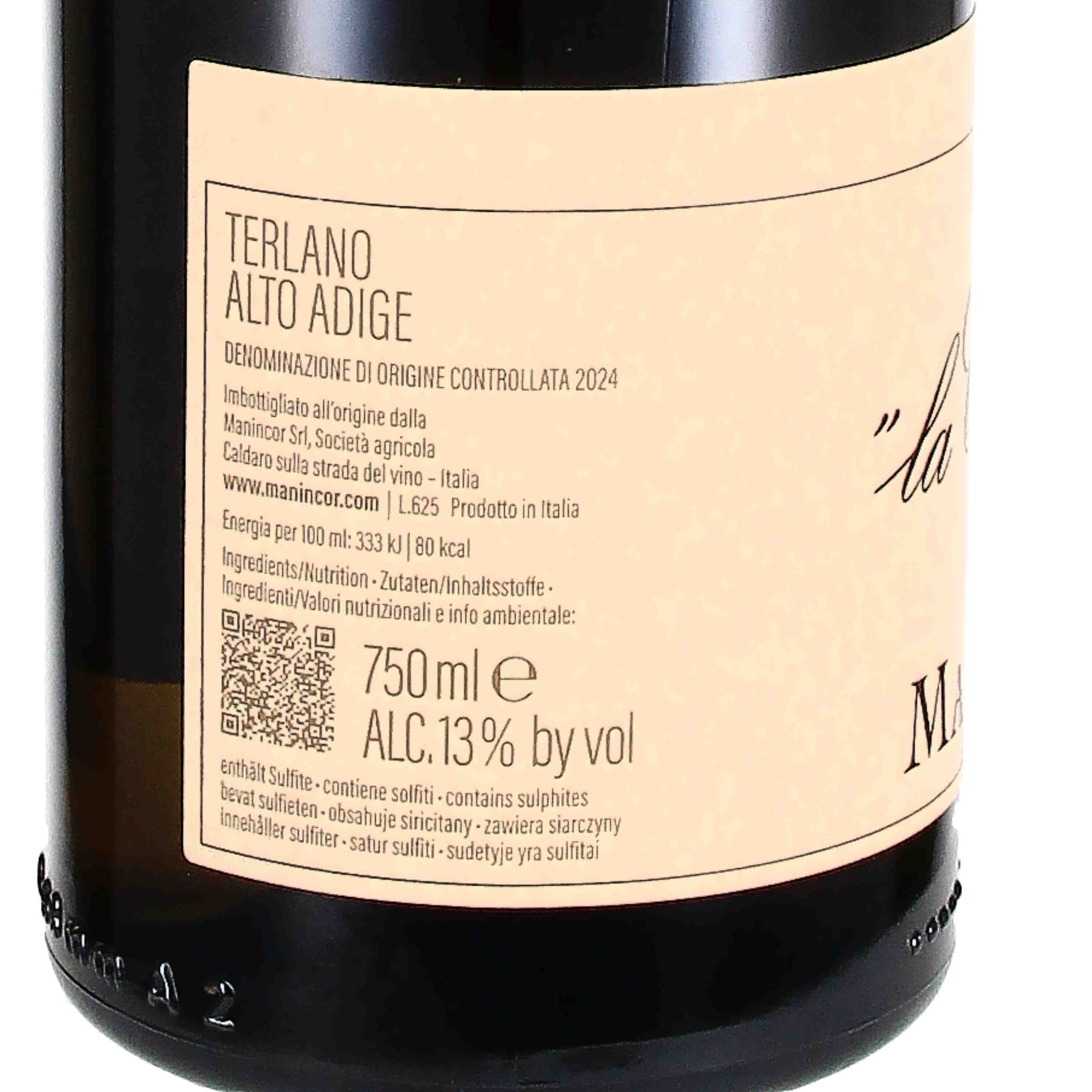 "La Contessa" Terlan DOC 2024 (Bio)