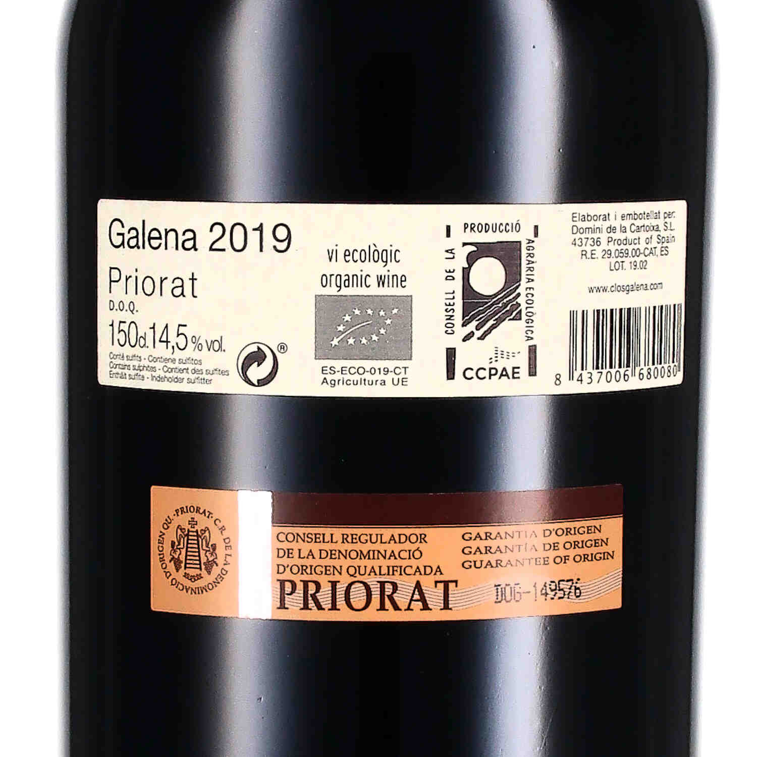 Galena Priorat D.O.Q. 2019 (bio) - Magnum