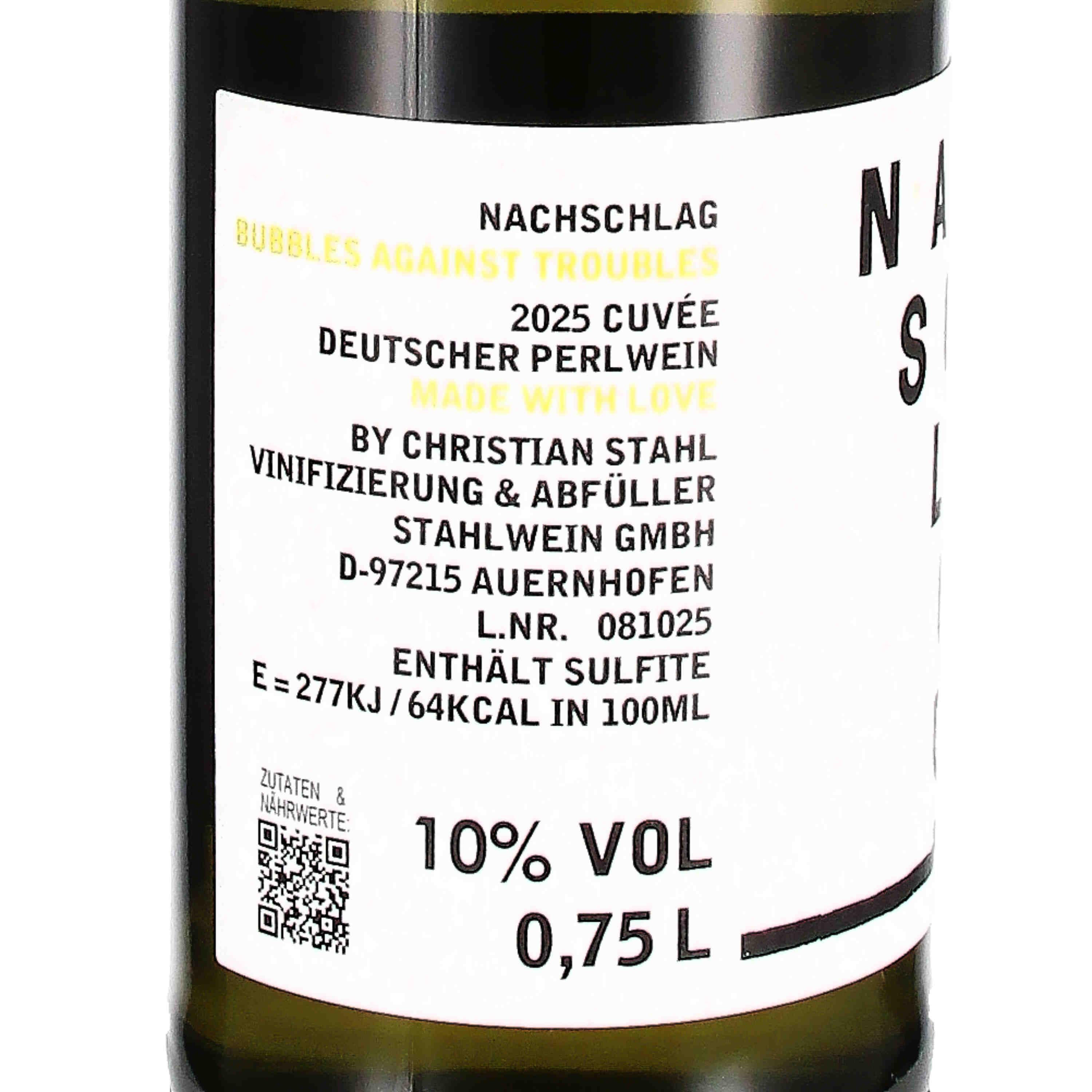 Bubbles against Troubles [Nachschlag 2025], Deutscher Perlwein