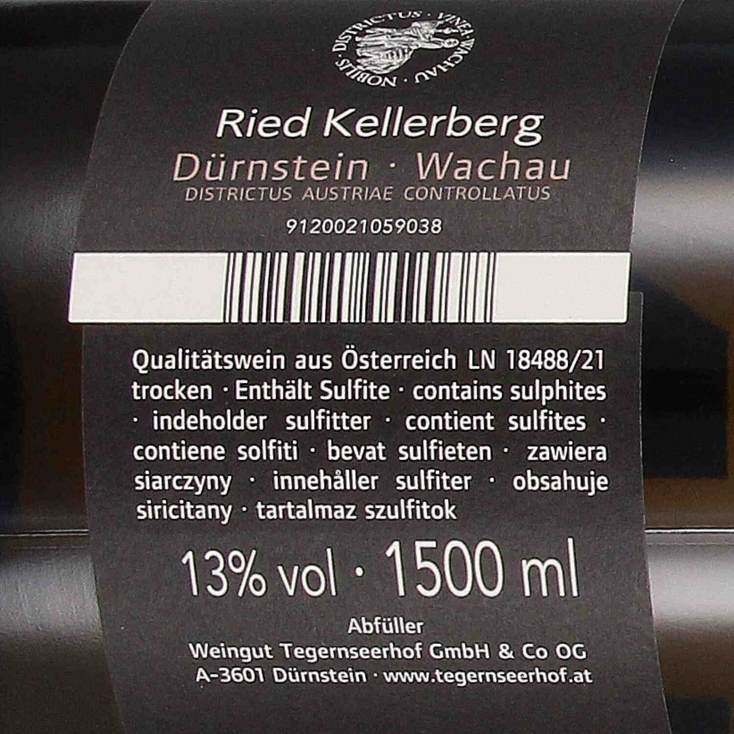 Riesling Smaragd Kellerberg 2020, Qw - Magnum