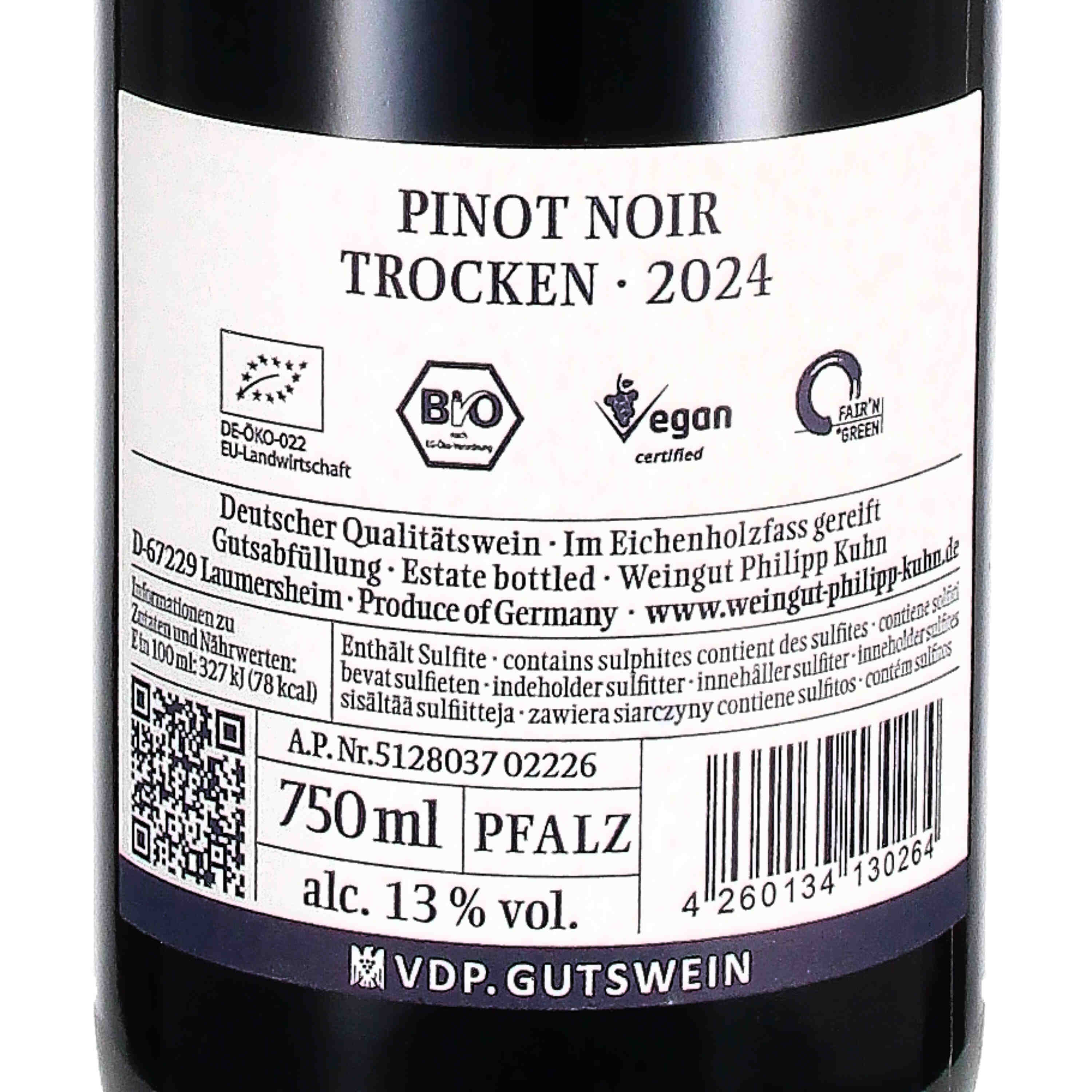 Pinot Noir "Tradition" 2024 (bio)