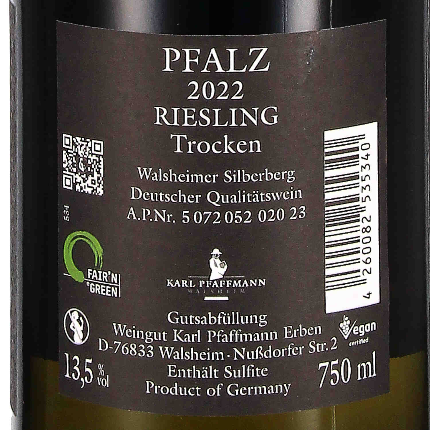 Riesling Walsheimer Silberberg - Selection - 2022