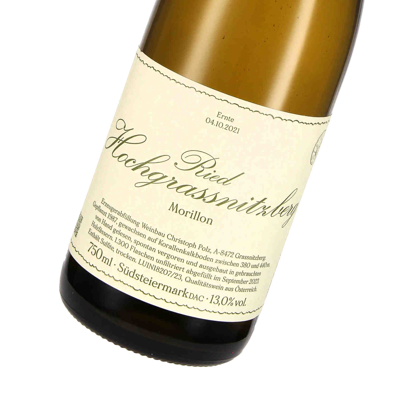 Welschriesling Hochgrassnitzberg, 2021, QW