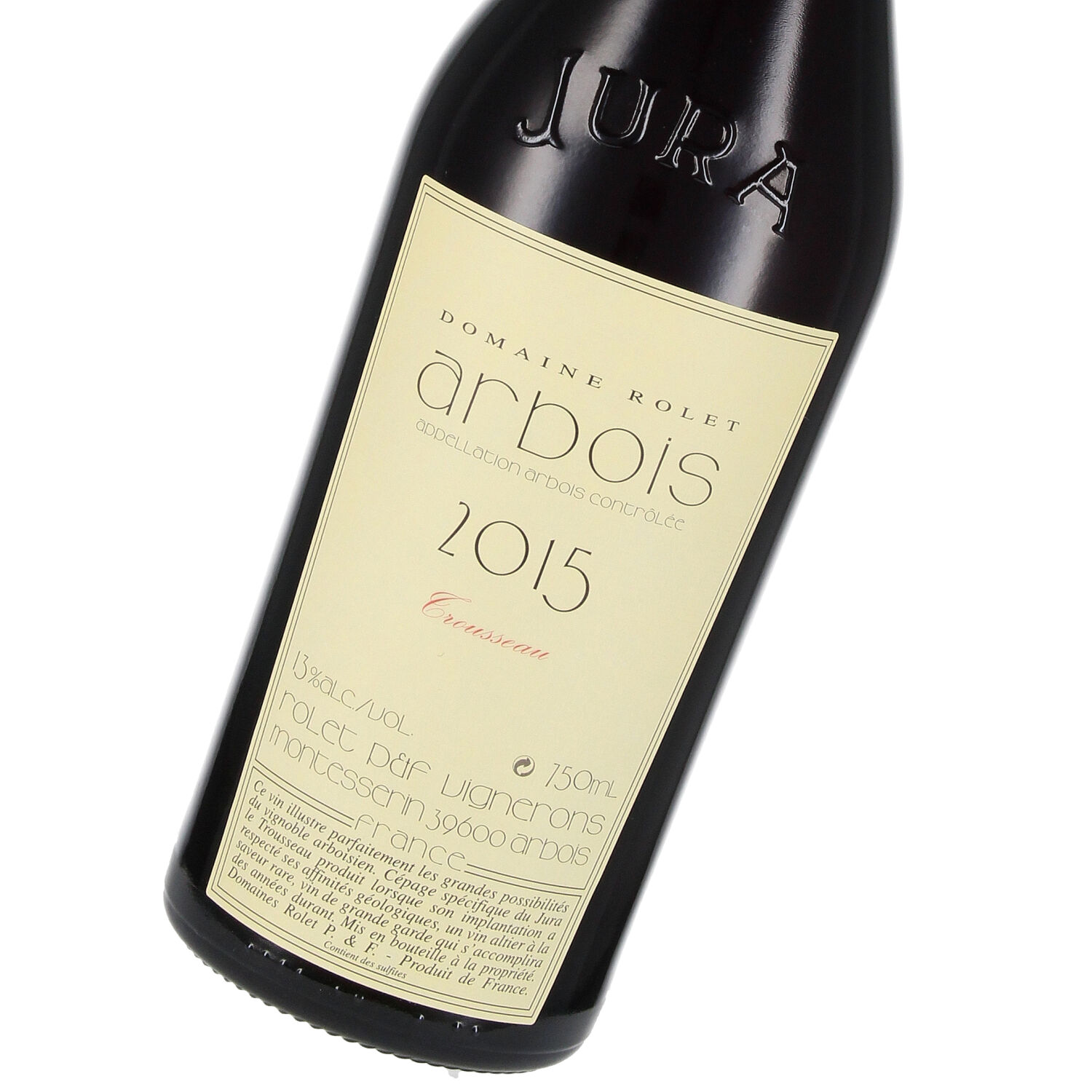 Arbois rouge Trousseau AOC  2015