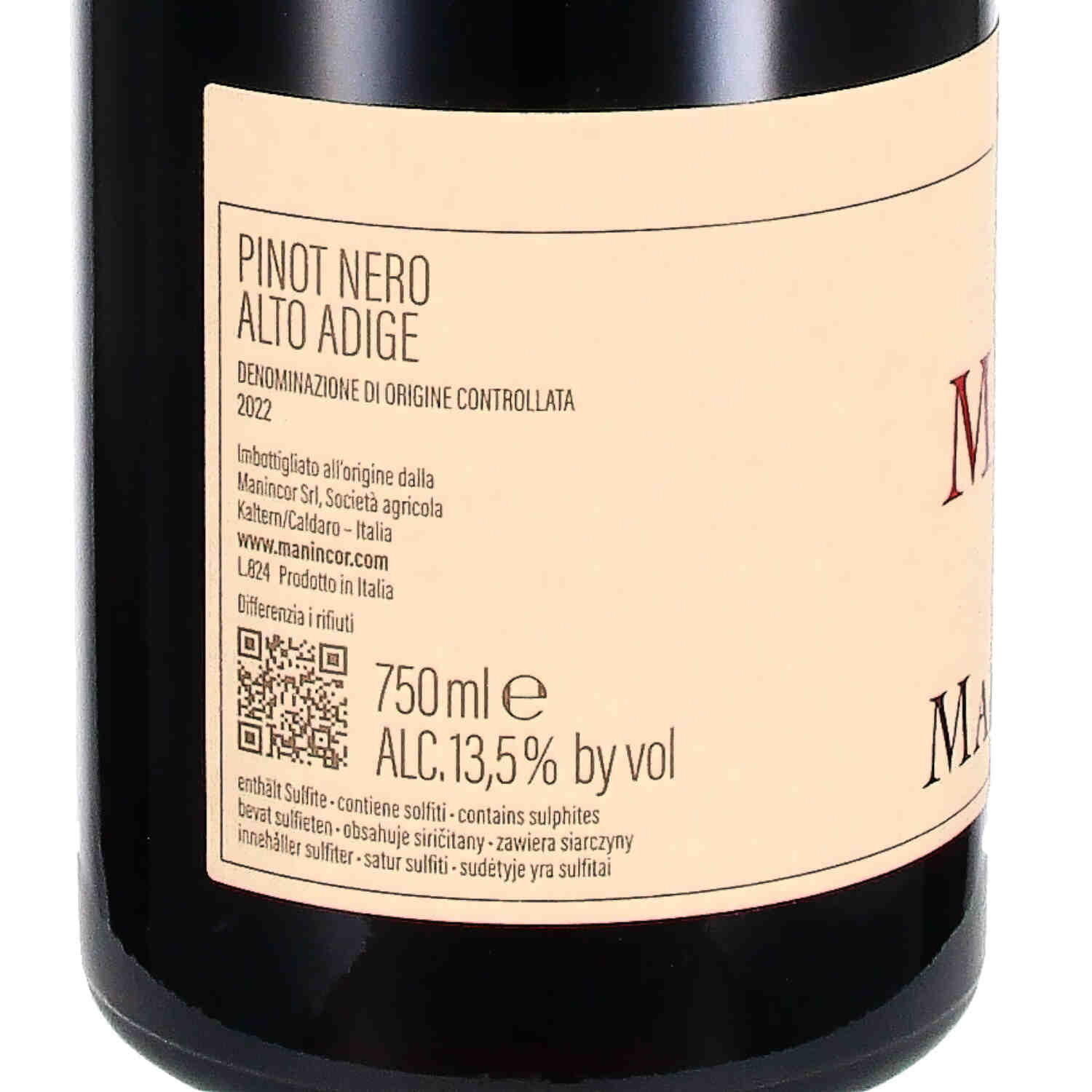 Mason Pinot Noir Alto Adige DOC 2022 (bio)