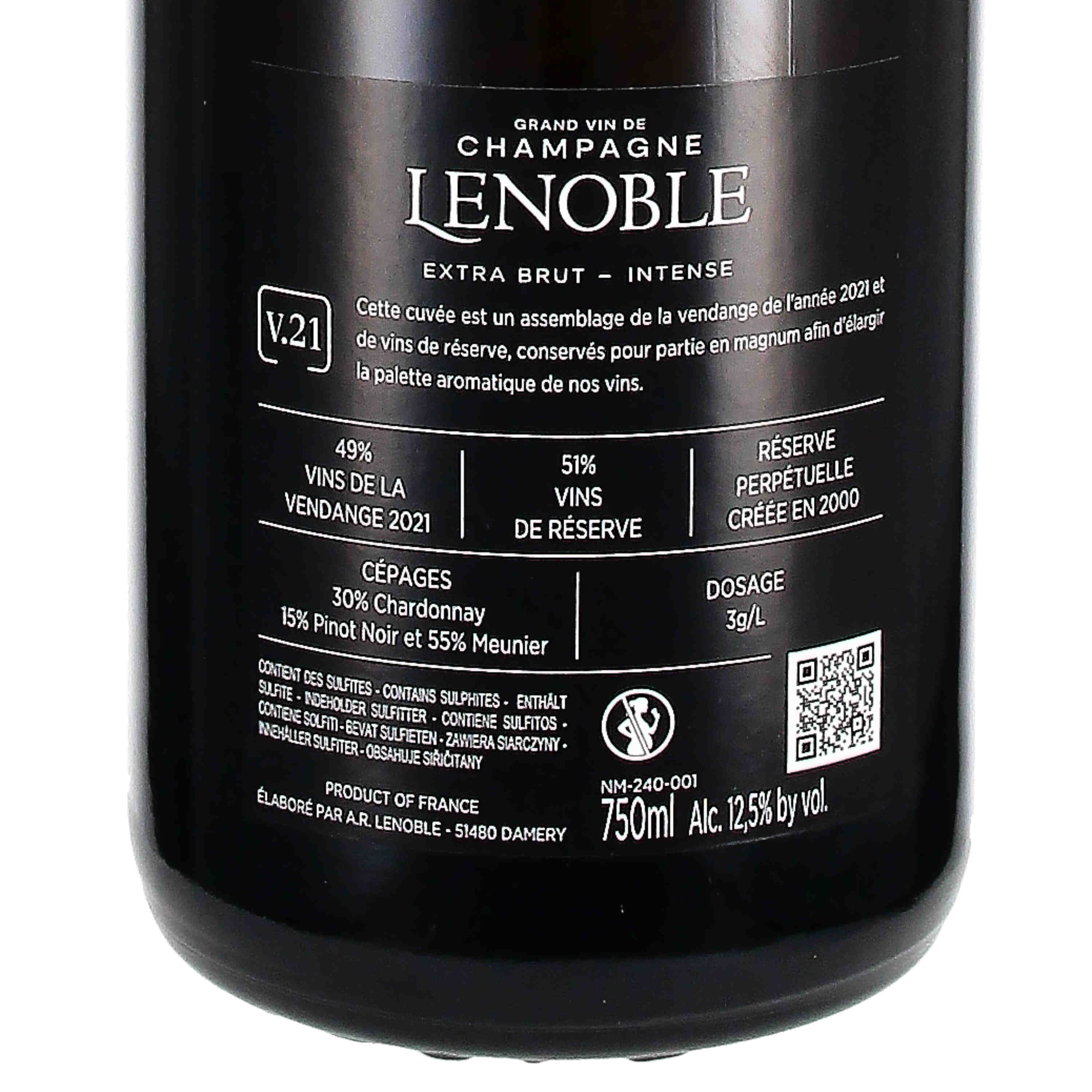 CHAMPAGNE AR LENOBLE extra-brut V21