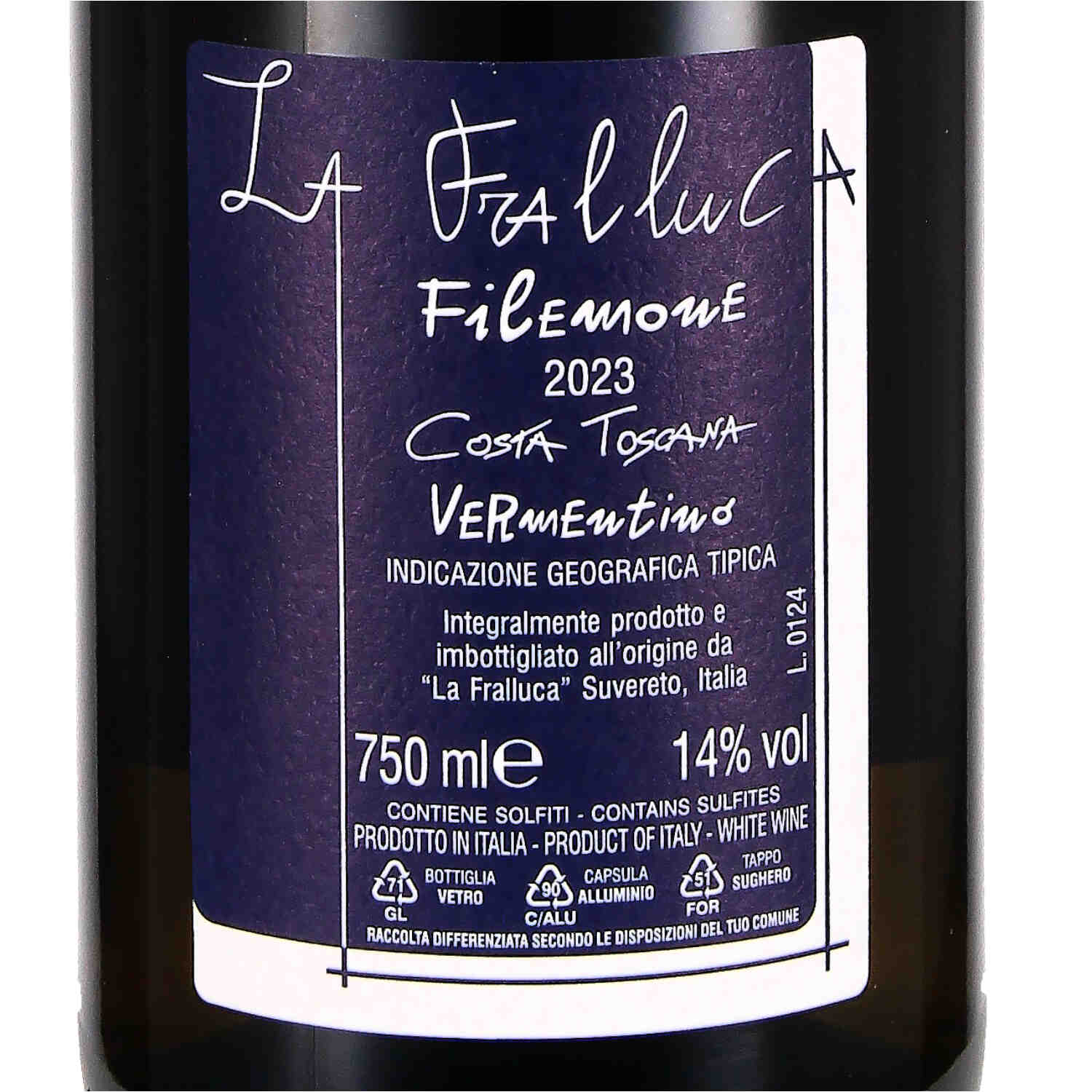 Vermentino Costa Toscana IGT Filemone 2023