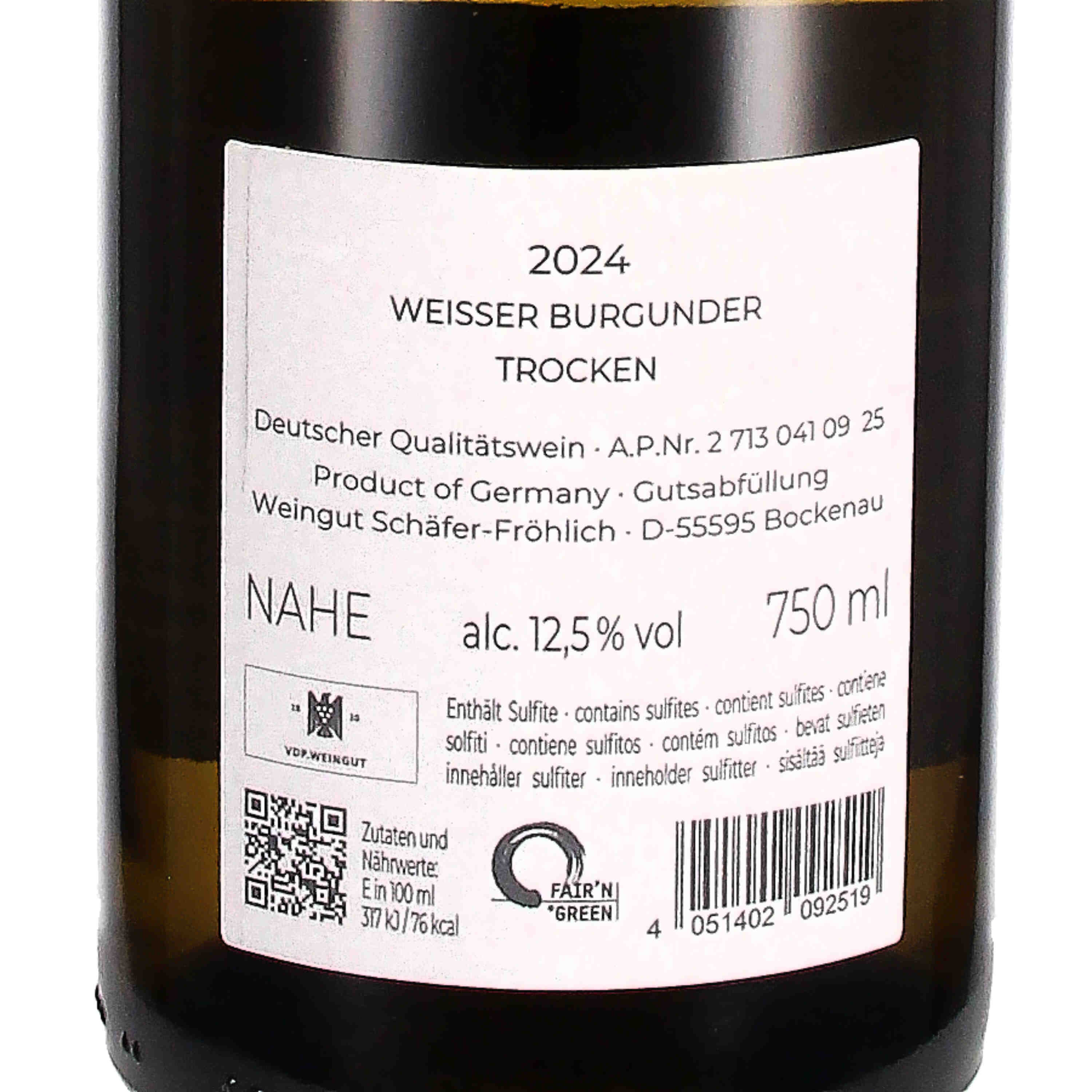 Nahe Weisser Burgunder VDP.Gutswein 2024