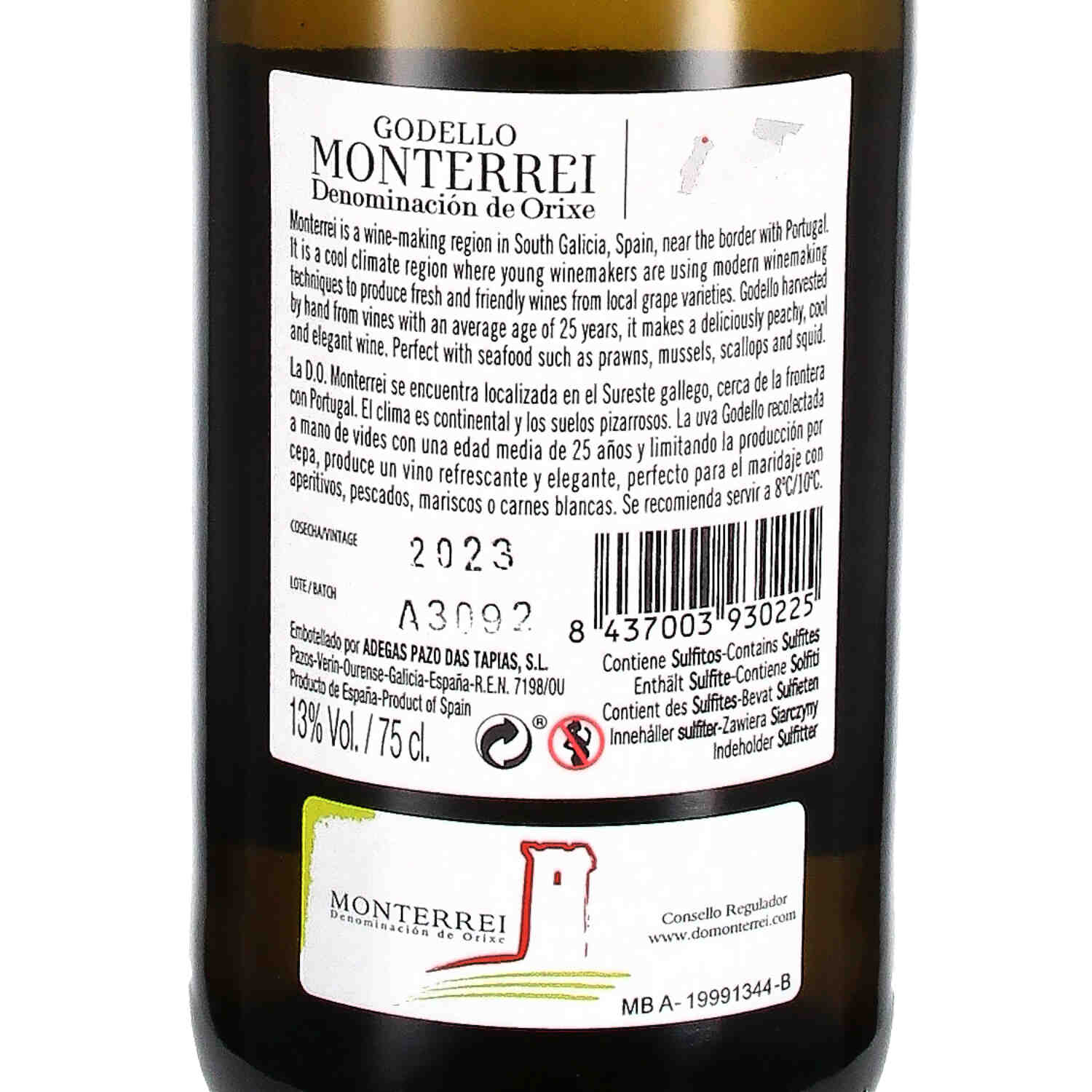 Godello Alma de Blanco Monterrei D.O. 2024
