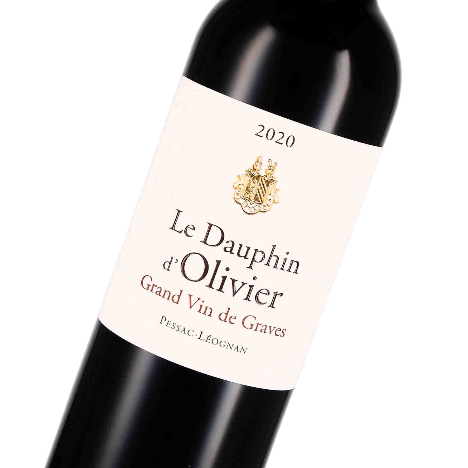 "Le Dauphin d'Olivier" Pessac-Léognan rouge AOC 2020 -  2nd wine of Château Oliv
