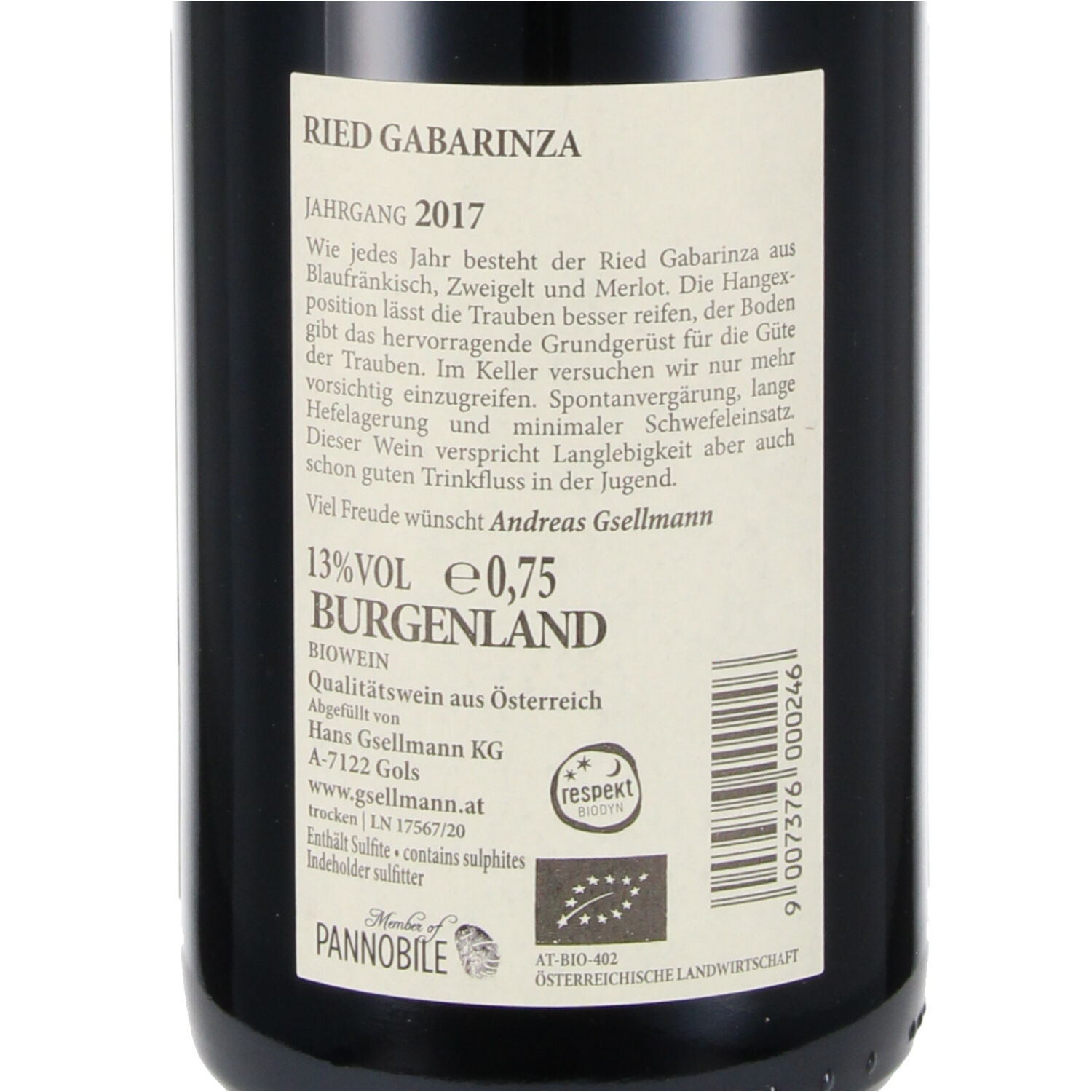 Gabarinza 2017, Qw (bio)