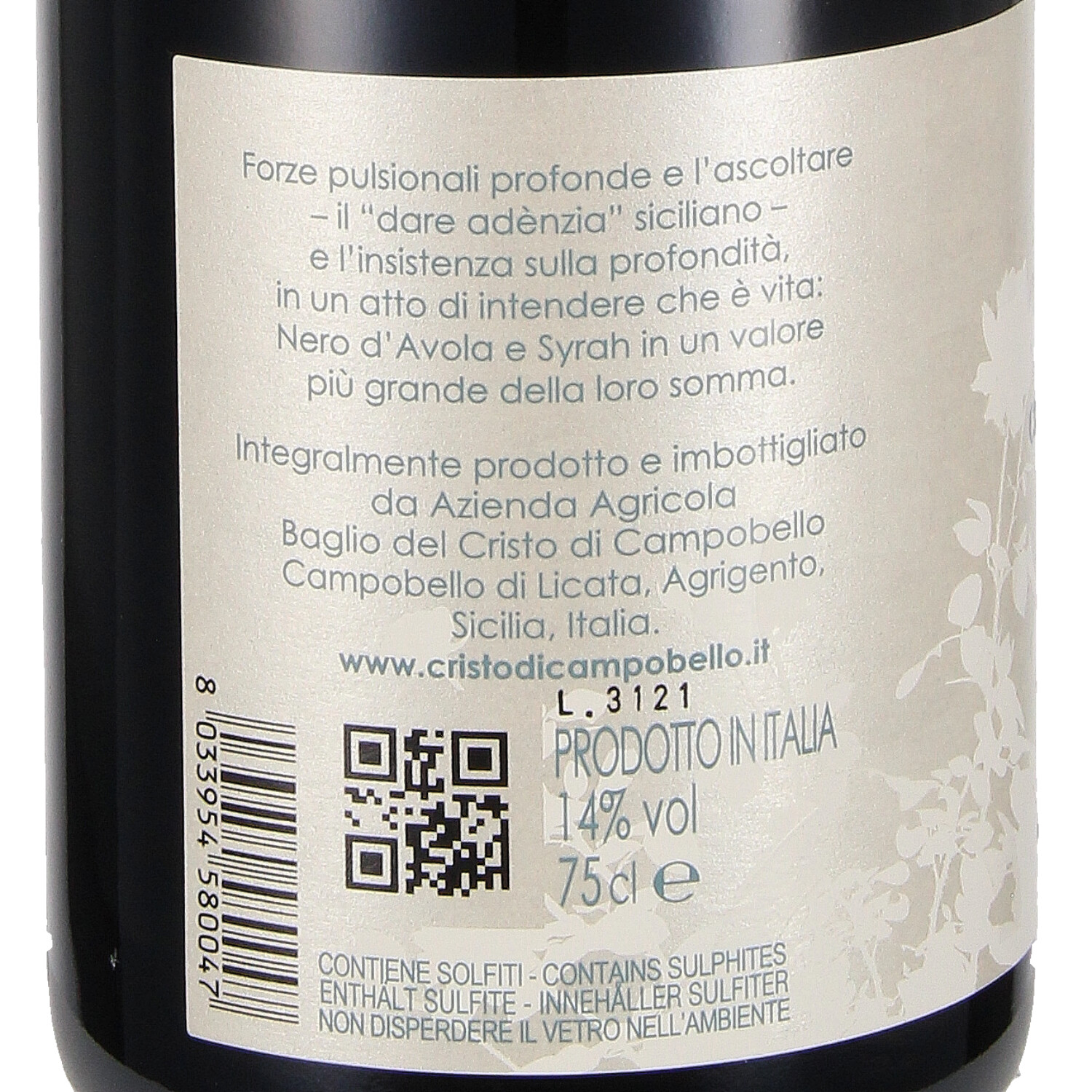 Adènzia Rosso DOC Sicilia 2019