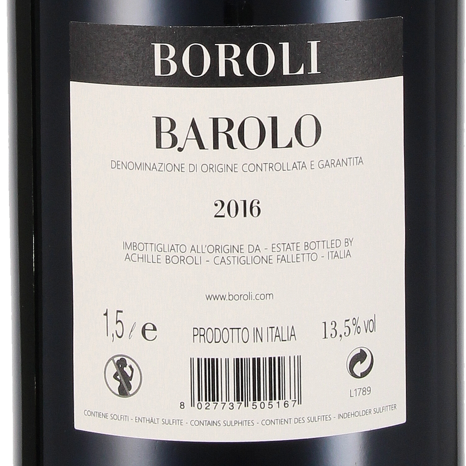 Barolo DOCG 2016 - Magnum in der Originalholzkiste