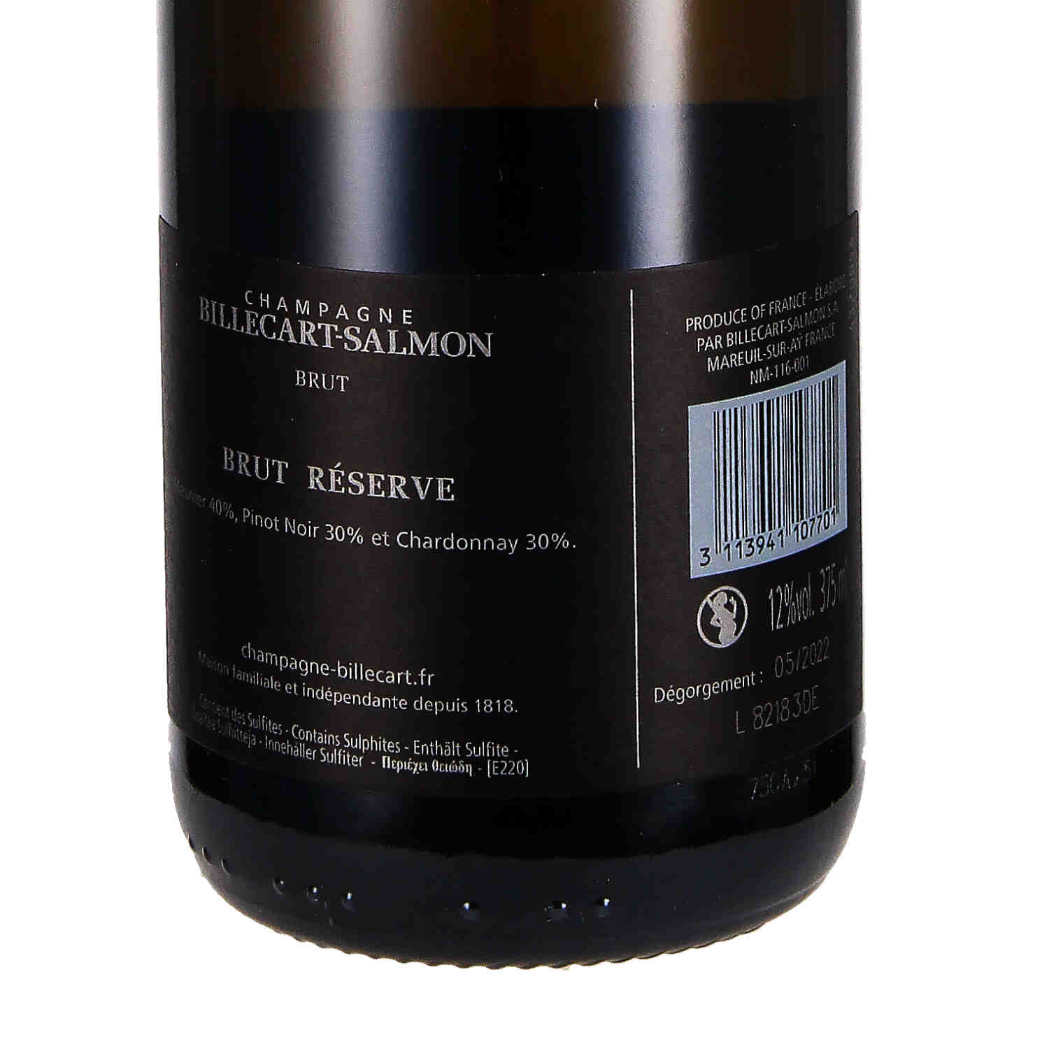 Brut Réserve AOC Champagne - halbe Flasche