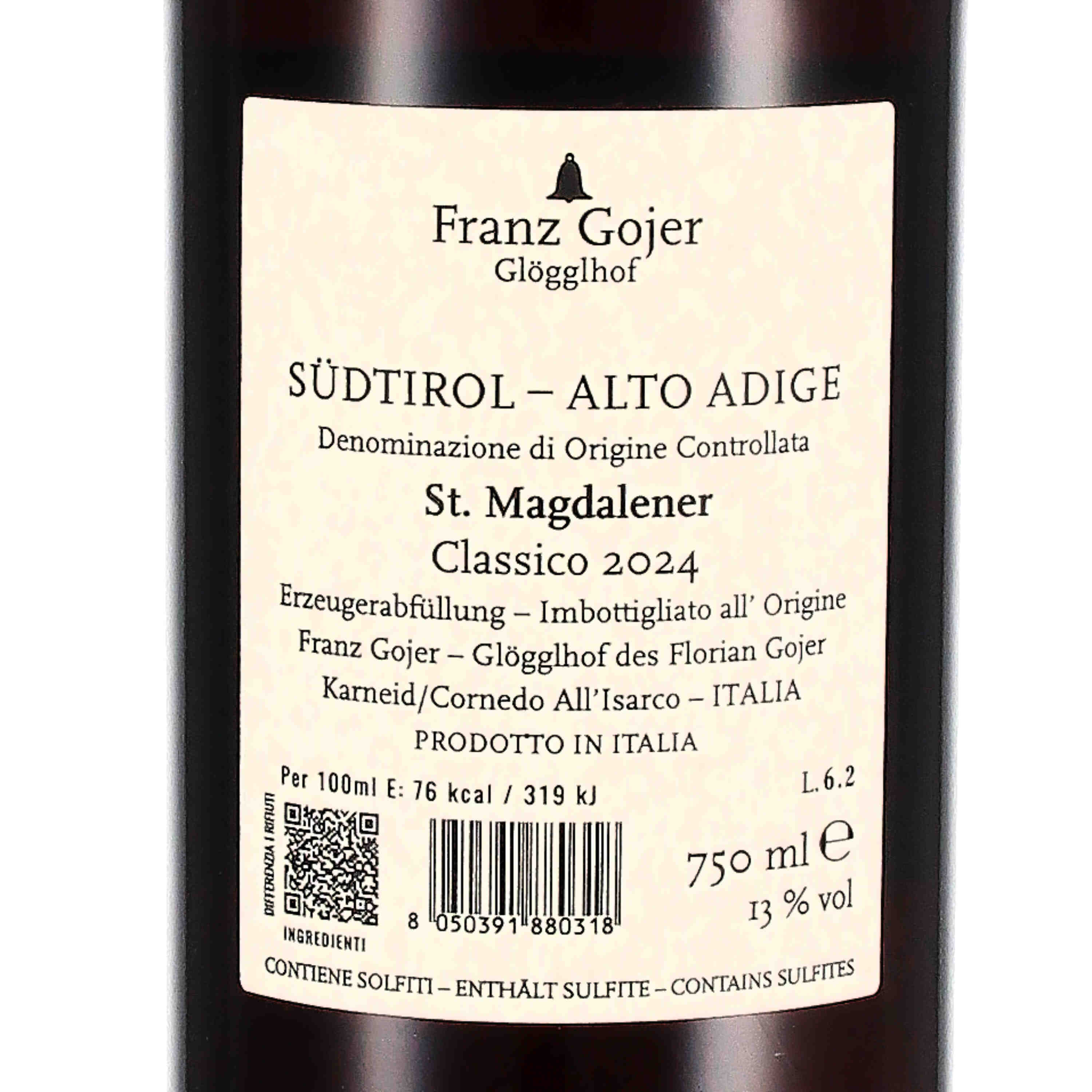 St. Magdalener Classico Südtirol DOC 2024