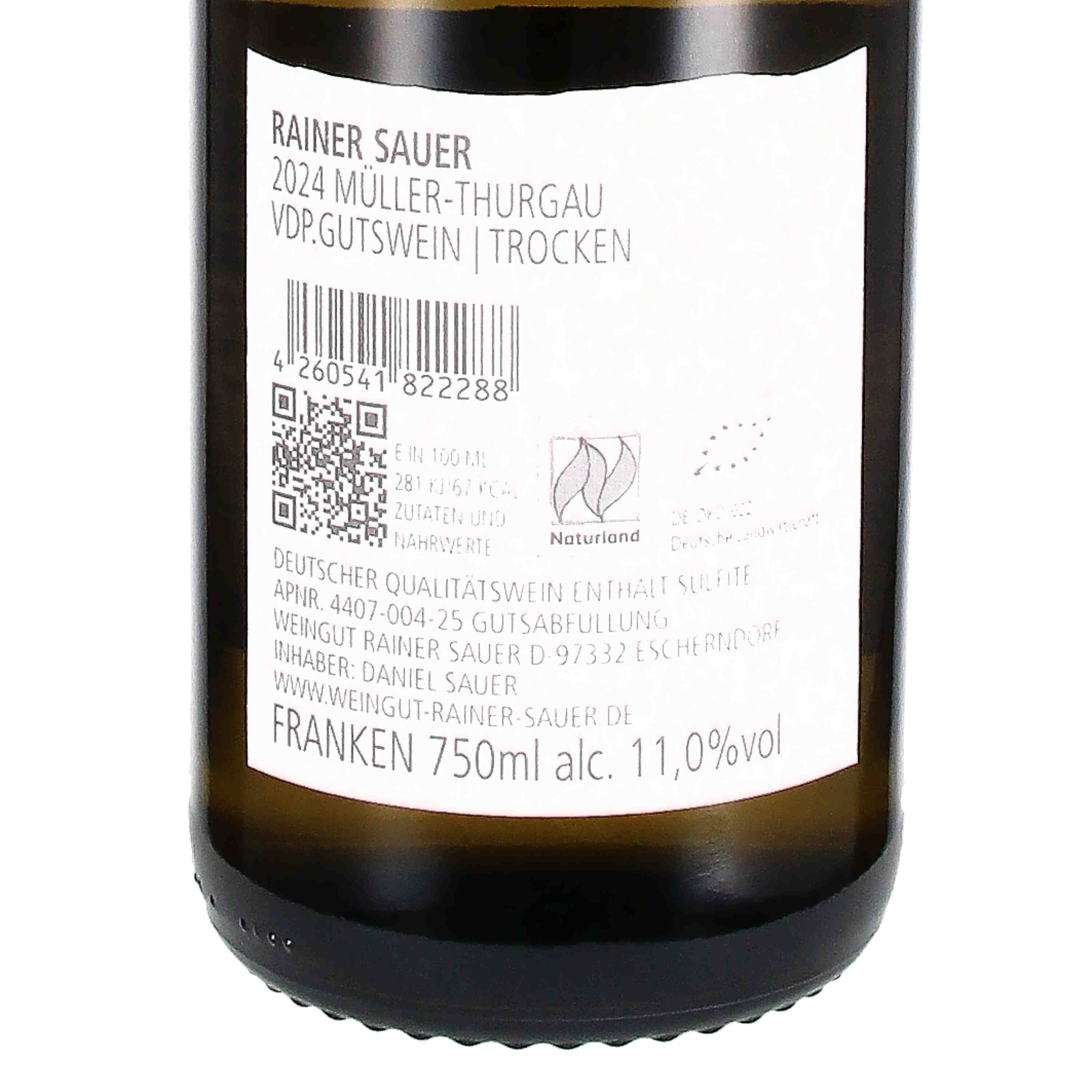 Müller-Thurgau trocken VDP.Gutswein 2024 (bio)
