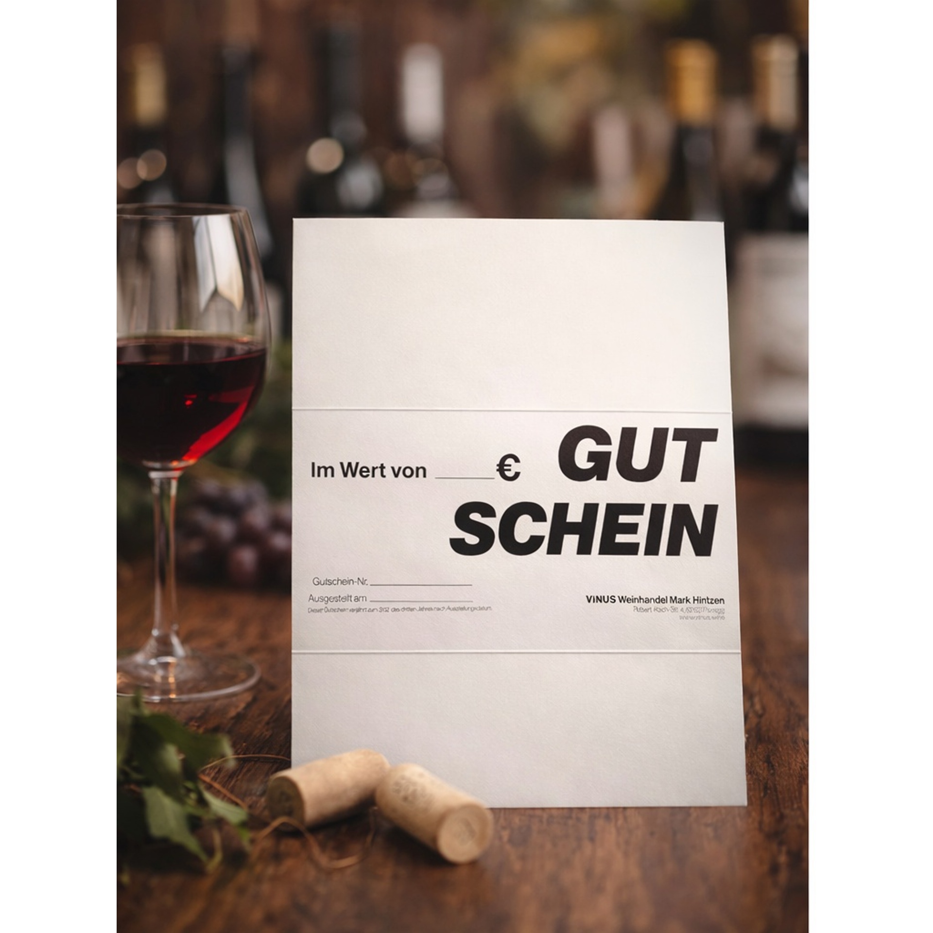 Geschenkgutschein - Genuss verschenken (einlösbar im VINUS Kontor Planegg)
