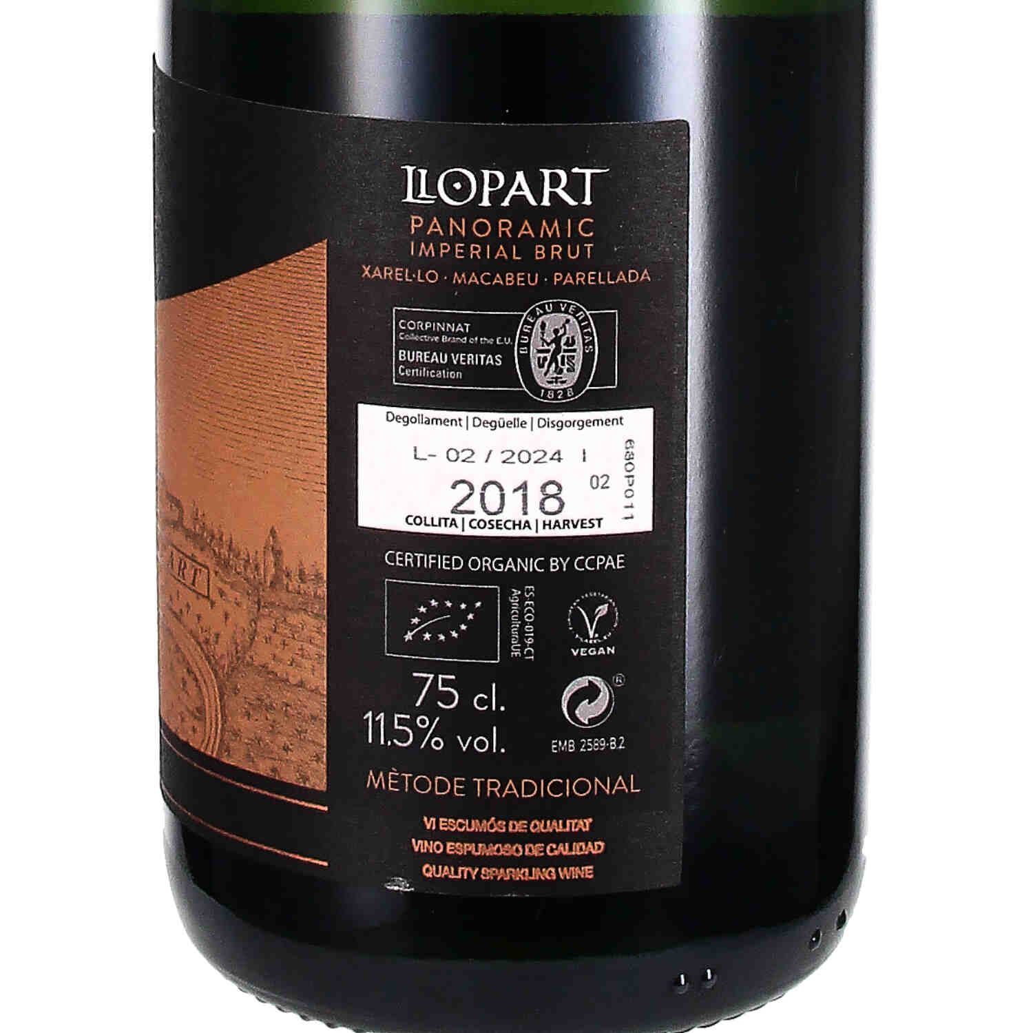 Corpinnat Imperial brut Panoramic 2018 (bio)
