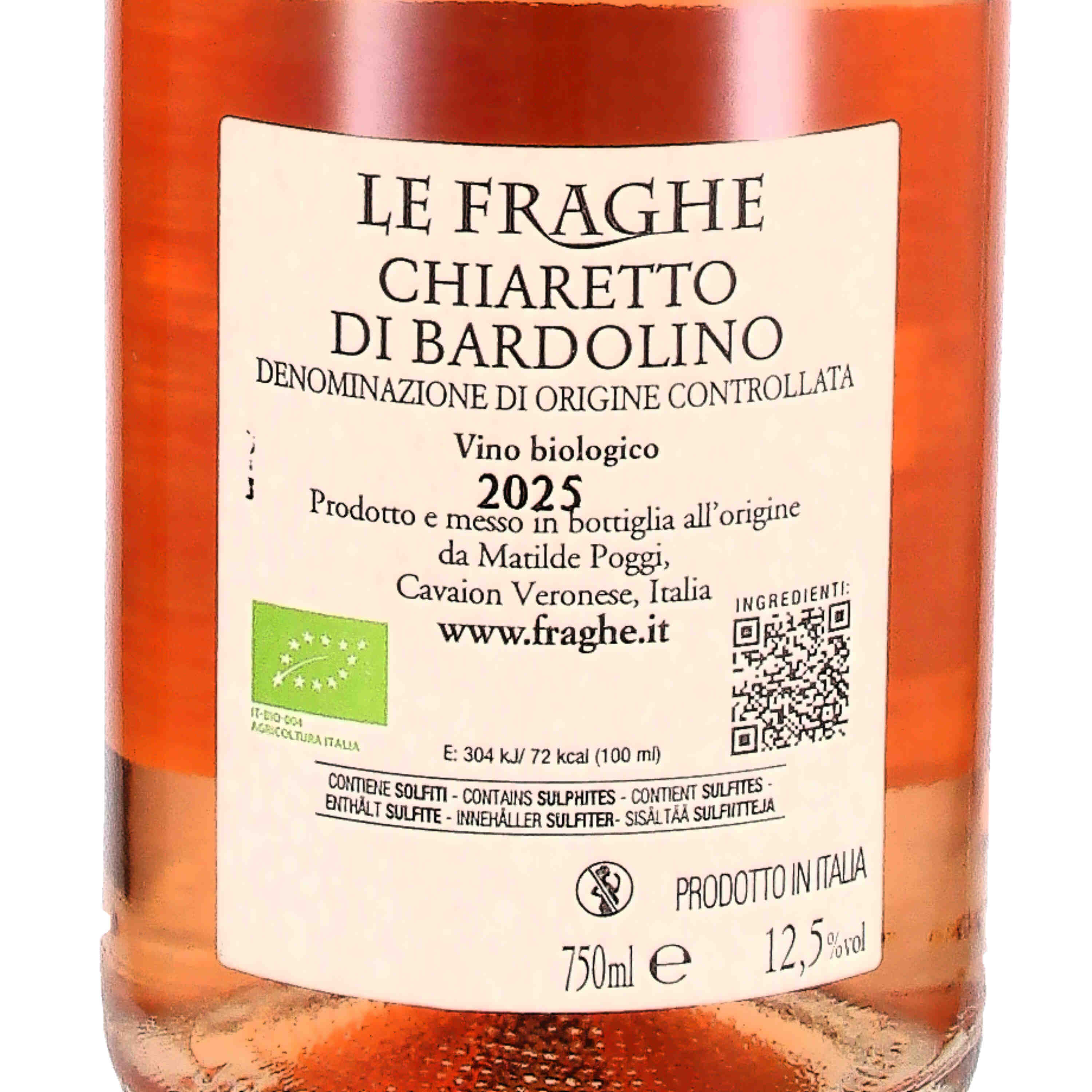 Chiaretto di Bardolino DOC "Rodon" 2025 (bio)
