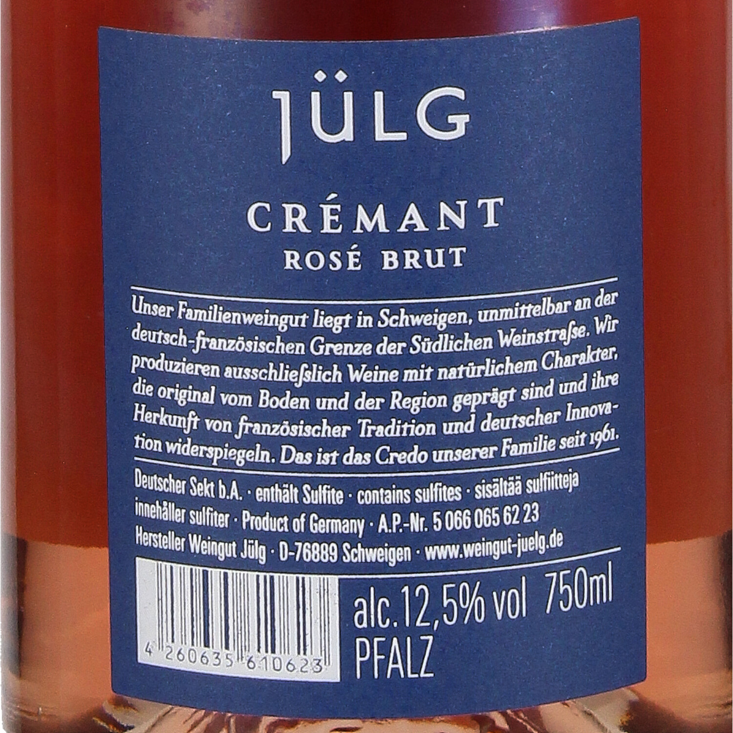 Crémant Rosé Brut Sekt b.A. - Pfalz