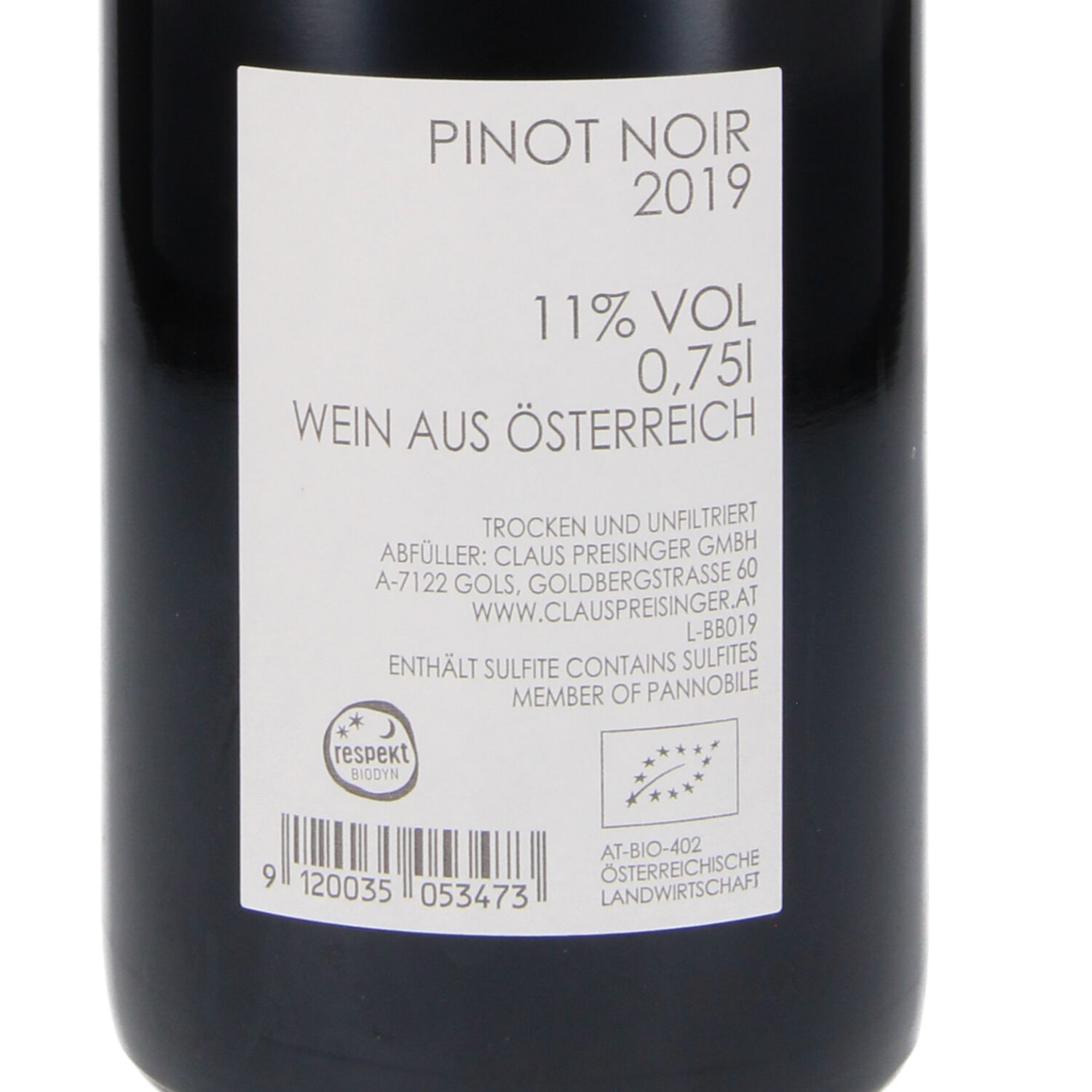 Pinot Noir QW (bio) 2019