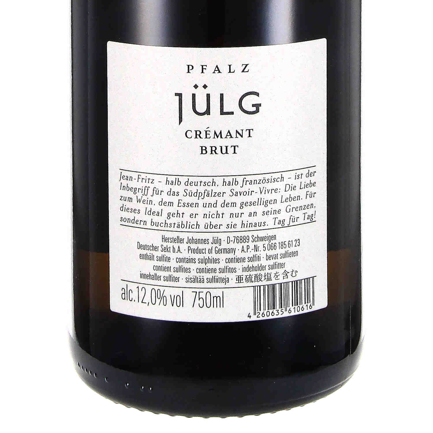 Crémant Brut Sekt b.A. - Pfalz